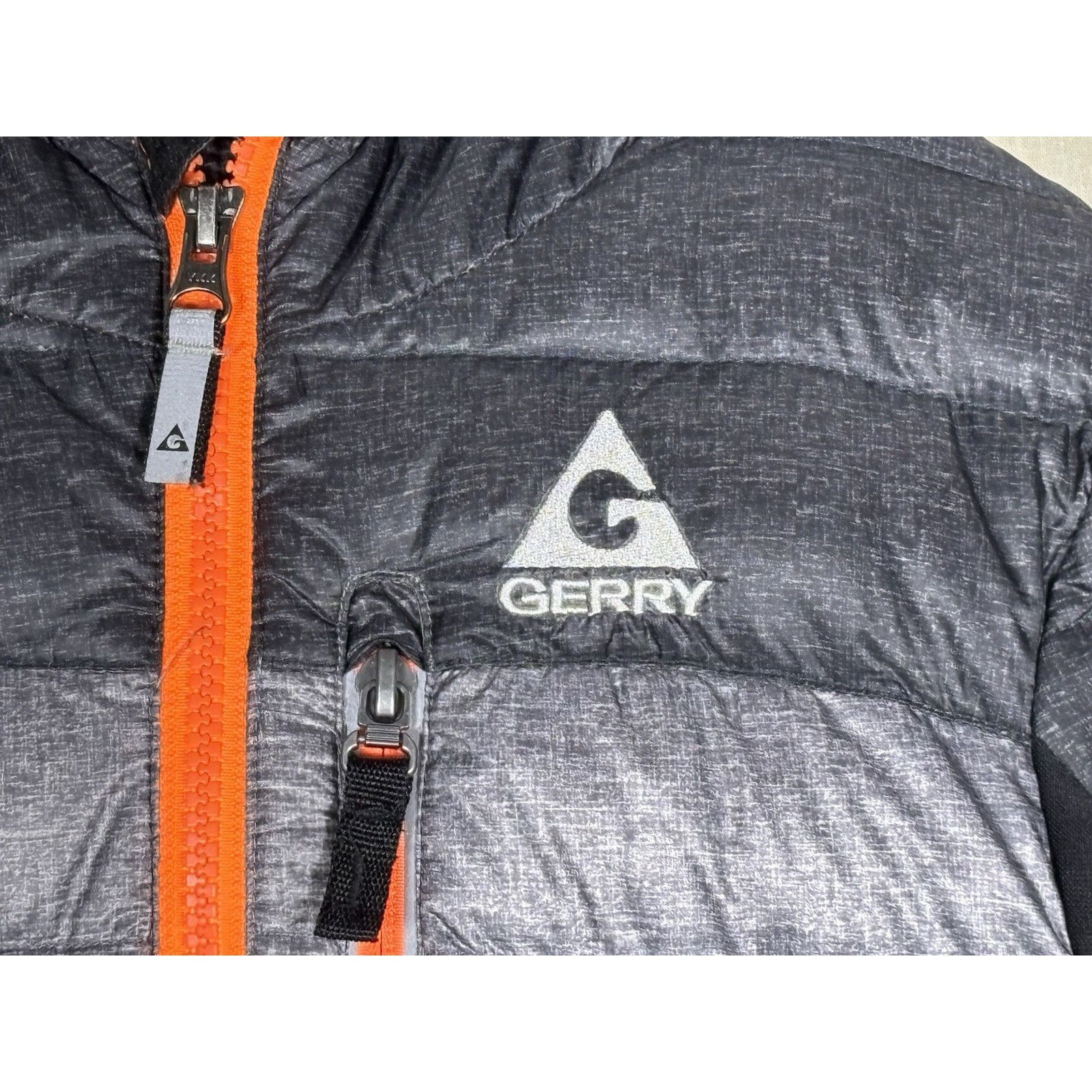 The Unbranded Brand Gerry Kids Puffer Jacket XS 5/6 Gray Black Hooded Down Size US XS / EU 42 / 0 - 17 Thumbnail