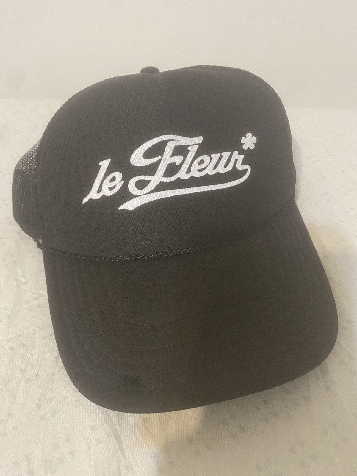 Golf le Fleur Golf Le Fleur Cursive Logo Trucker Hat Black