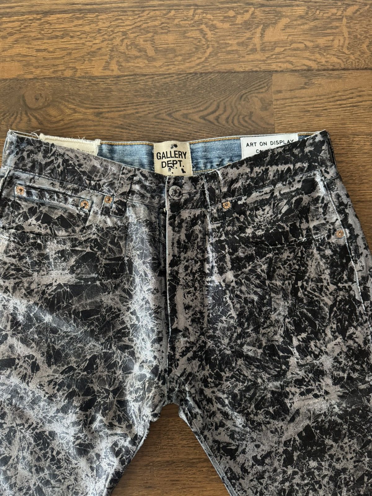 Gallery Dept. Gallery Dept Analog 5001 Metallic Jeans Size US 30 / EU 46 - 3 Thumbnail