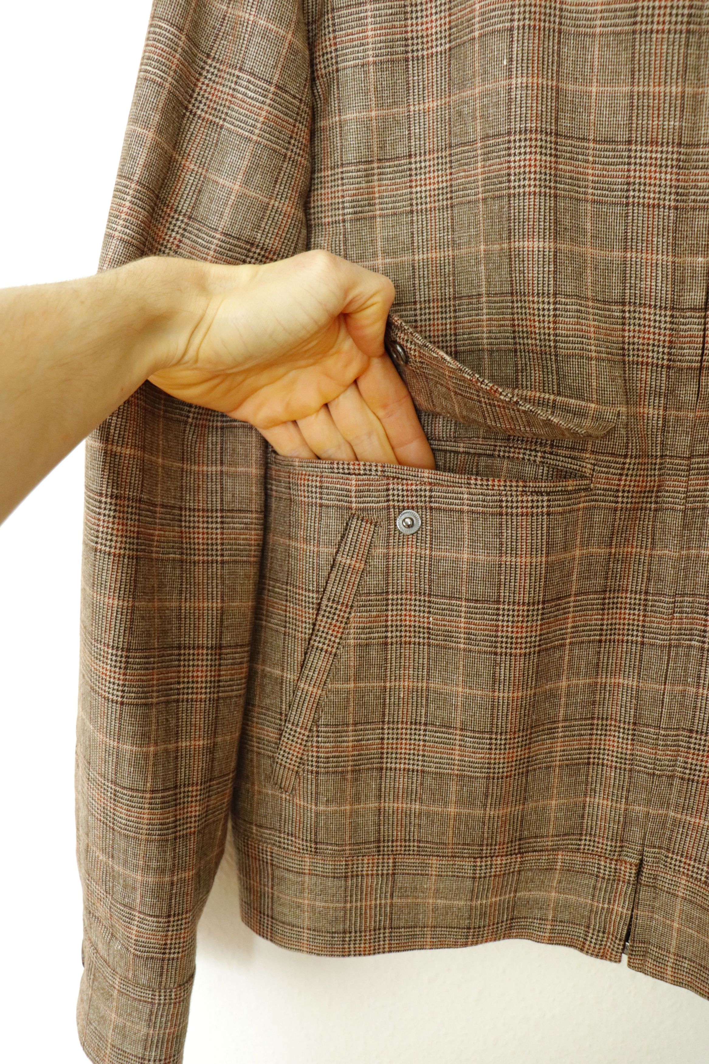 Richard James Prince of Wales Check Wool and Silk Blouson Size US M / EU 48-50 / 2 - 7 Thumbnail