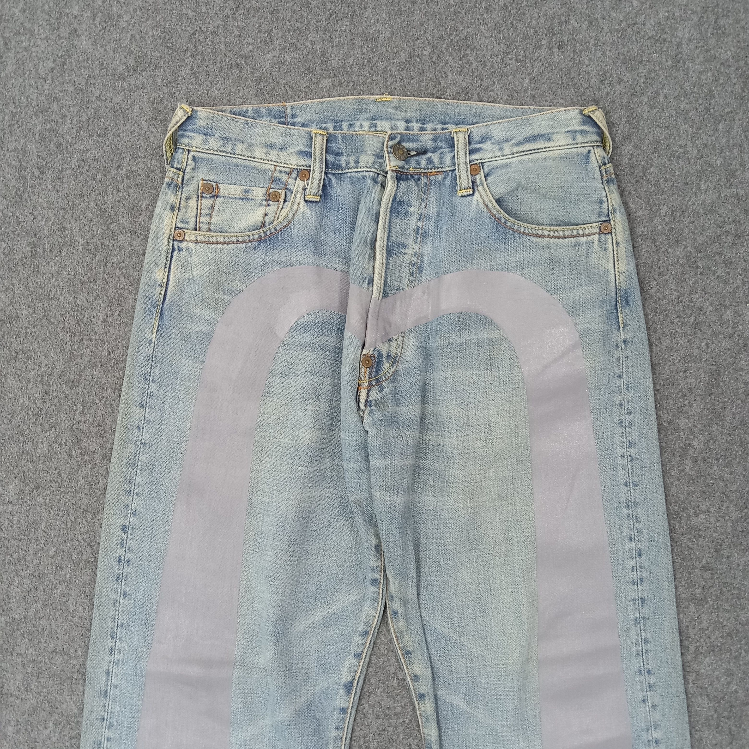 Evisu Evisu Japanese Brand Daicock Custom Art Denim Jeans C228N27 Size US 30 / EU 46 - 2 Thumbnail