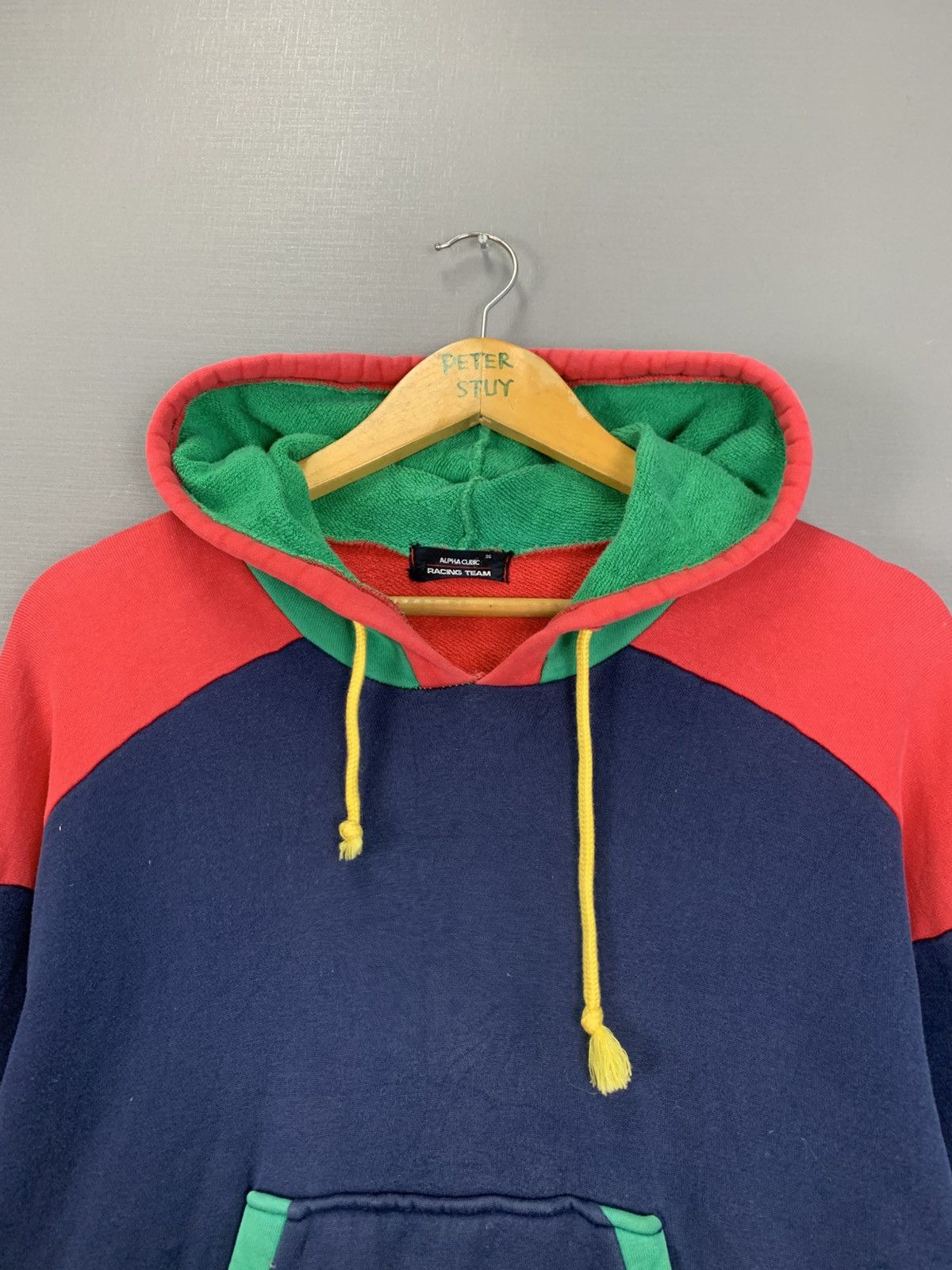 Japanese Brand × Vintage Vintage Alpha Cubic Racing Team Hoodie Size US XXS / EU 40 - 5 Thumbnail