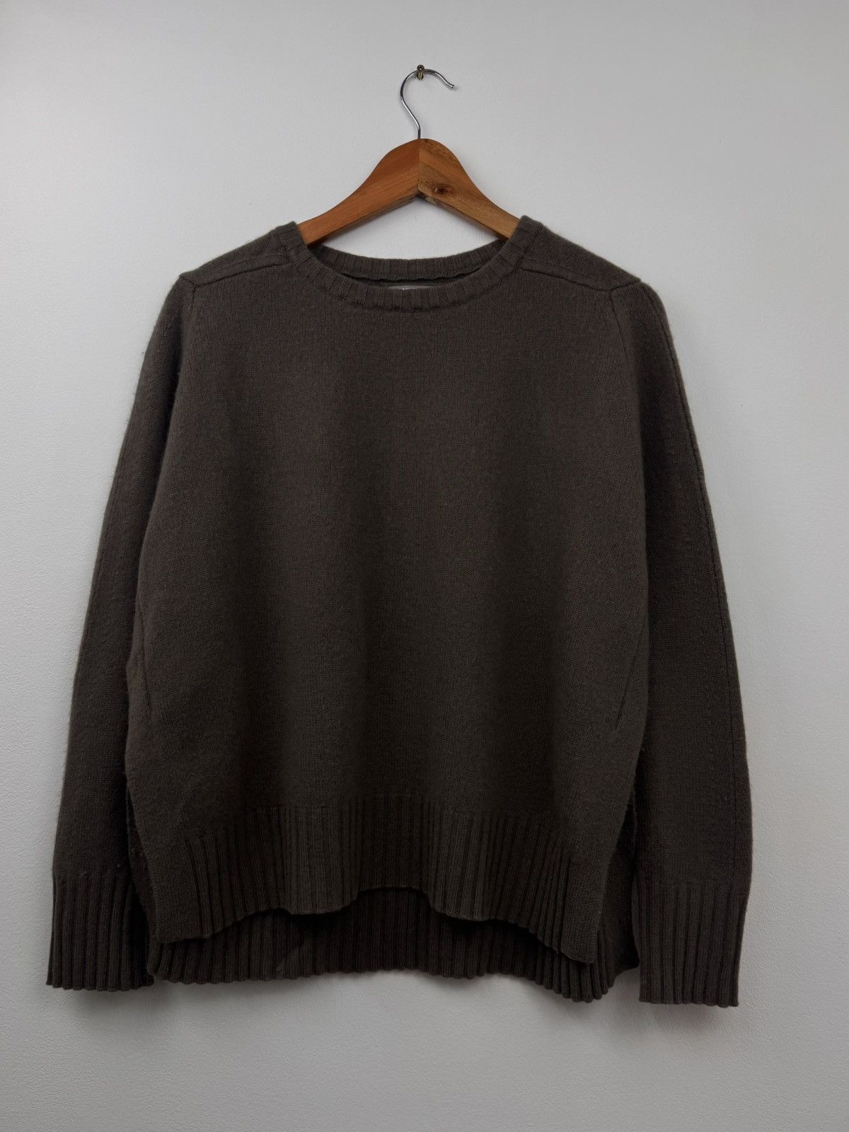 Other Hemisphere Women Wool Sweater Brown Crew Neck Size M (40) Size M / US 6-8 / IT 42-44 - 1 Thumbnail