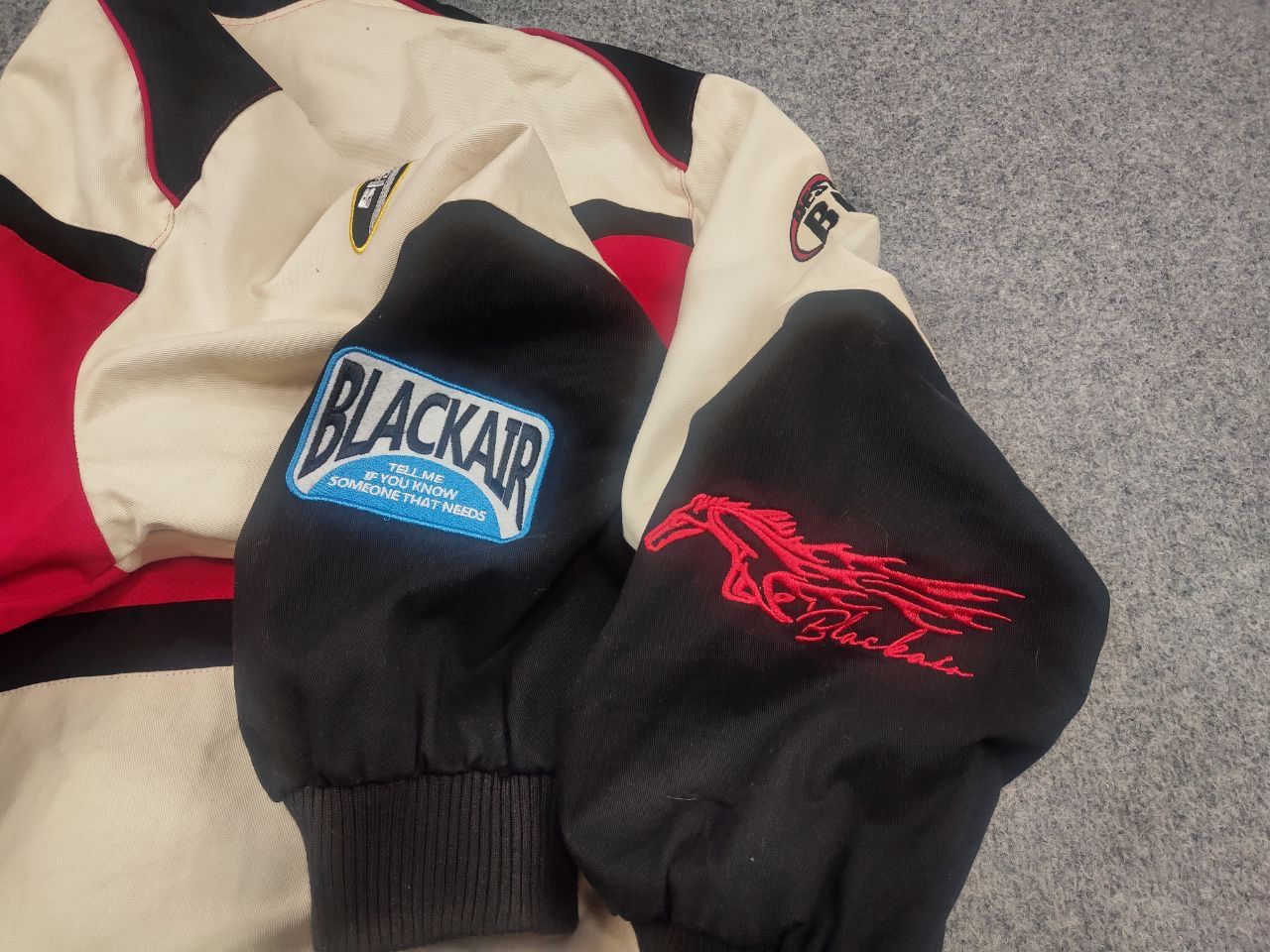Vintage Aelfric Eden Blackair Vintage Racing Bomber Jacket Logo Y2K Size US M / EU 48-50 / 2 - 15 Thumbnail