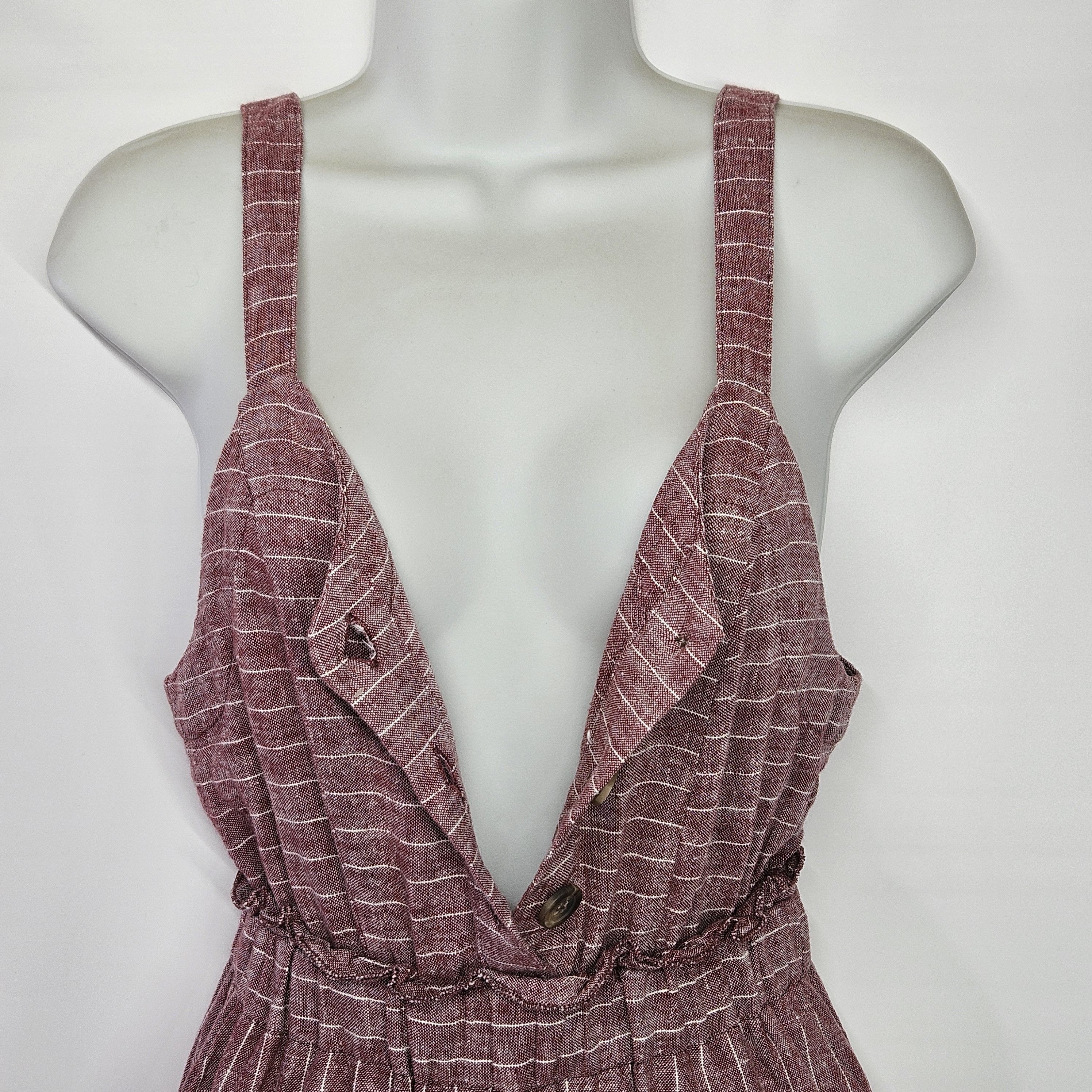 Other Romeo + Juliet Size S Couture Jumpsuit Overalls Linen Pocket Size 25" / US 0 / IT 36 - 5 Thumbnail