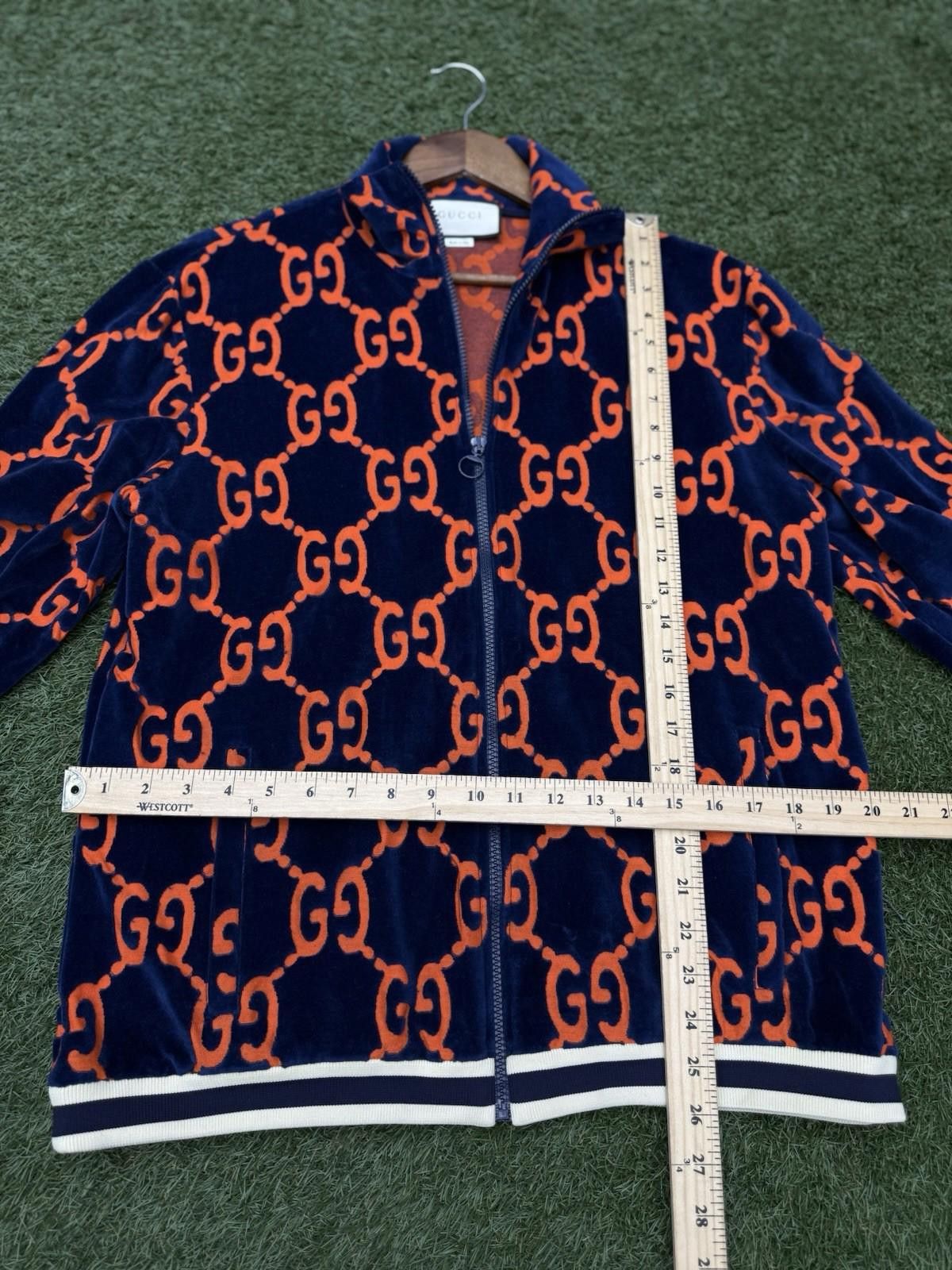 Gucci GUCCI GG Print Monogram Chenille Sweater Large $1850 Retail Size US L / EU 52-54 / 3 - 6 Thumbnail