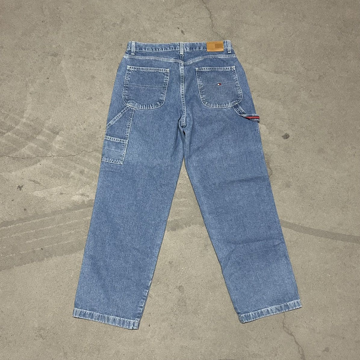 Tommy Hilfiger × Vintage 2000s Tommy Hilfiger Y2K Carpenter Denim Jeans Size US 32 / EU 48 - 5 Thumbnail
