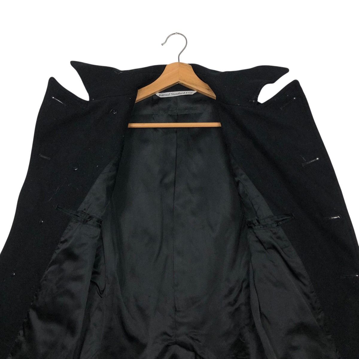 Japanese Brand 📌Wool Double Collar Jacket Journal Standard Issey Miyake Size US M / EU 48-50 / 2 - 15 Thumbnail