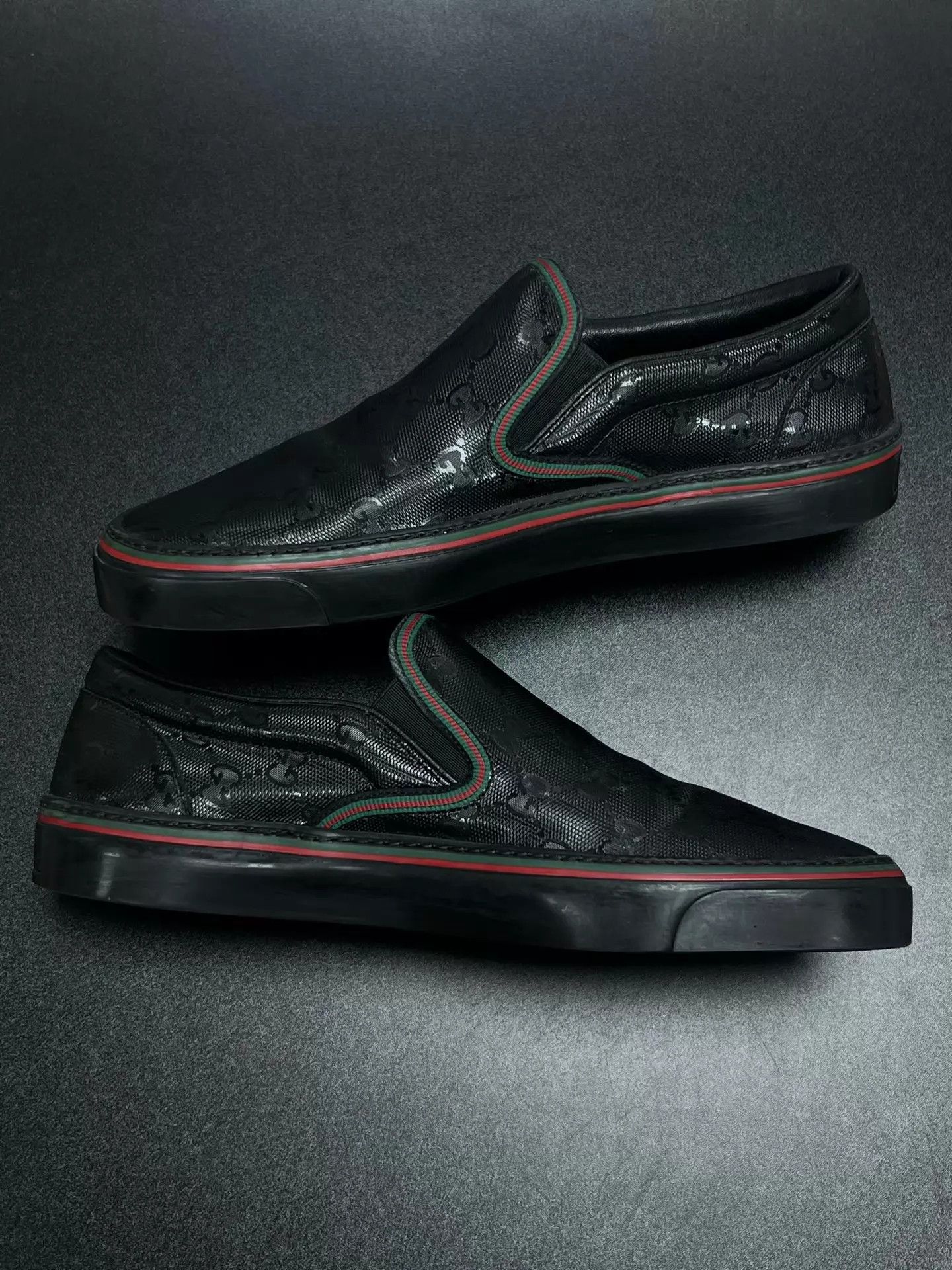 Gucci GUCCI Tennis 1977 Black Sneakers 40 Size US 7 / EU 40 - 6 Thumbnail