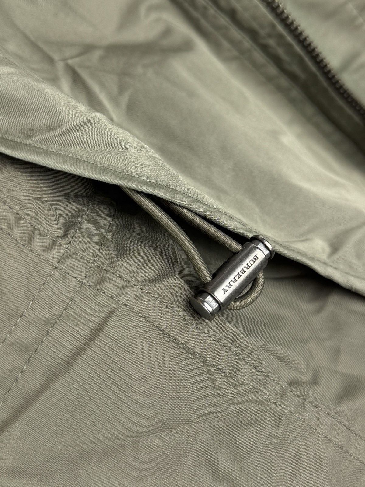 Burberry Vintage 00s Burberry Nova Check Zipper Military Jacket Size US M / EU 48-50 / 2 - 8 Thumbnail