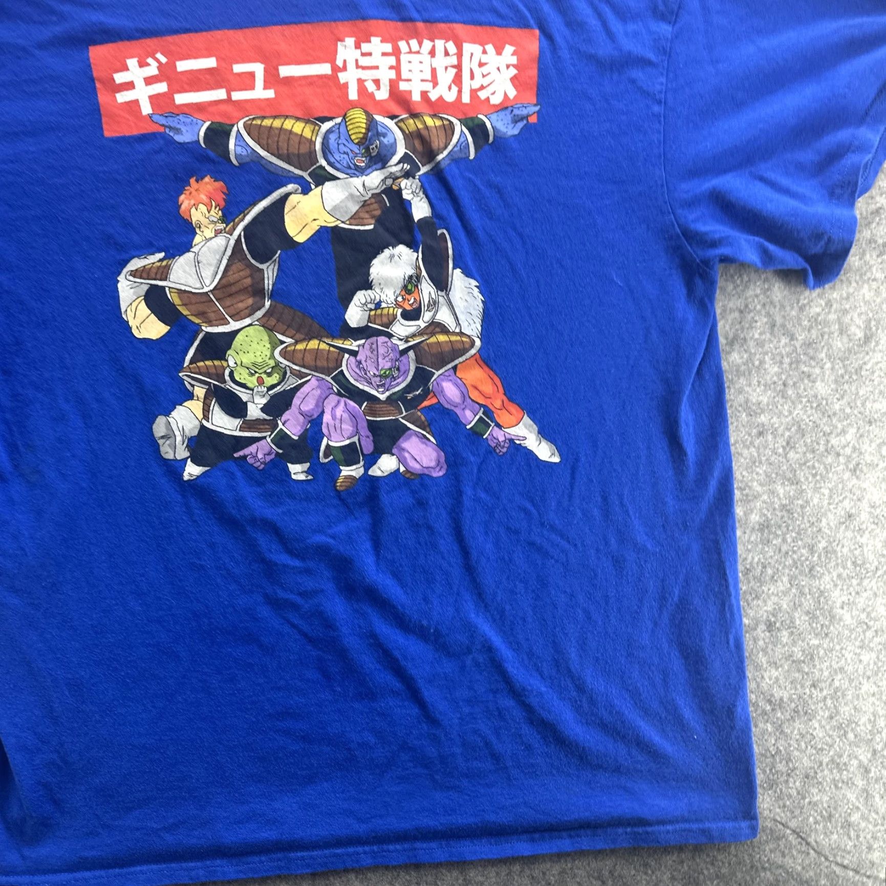 Vintage Dragon Ball Z Ginyu Force Shirt Mens Large Blue Anime Graphic Tee Japanese DBZ Shirt Size US L / EU 52-54 / 3 - 4 Thumbnail