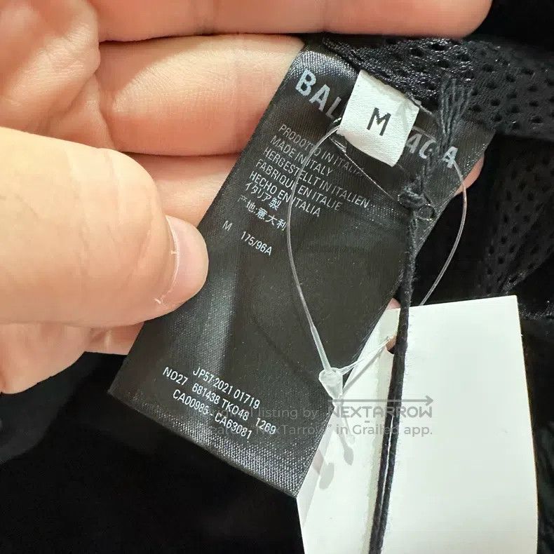 Balenciaga Balenciaga Black and White Patchwork Casual Jacket Size US M / EU 48-50 / 2 - 6 Thumbnail