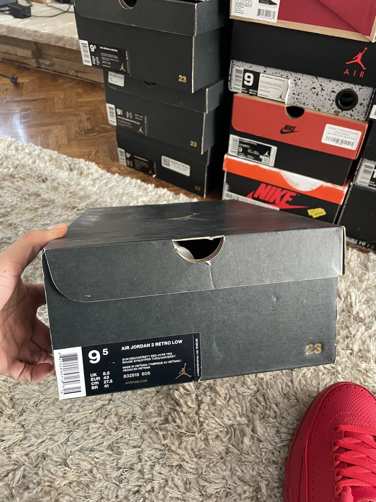Jordan Brand Jordan 2 Gym Red Size US 9.5 / EU 42-43 - 9 Thumbnail