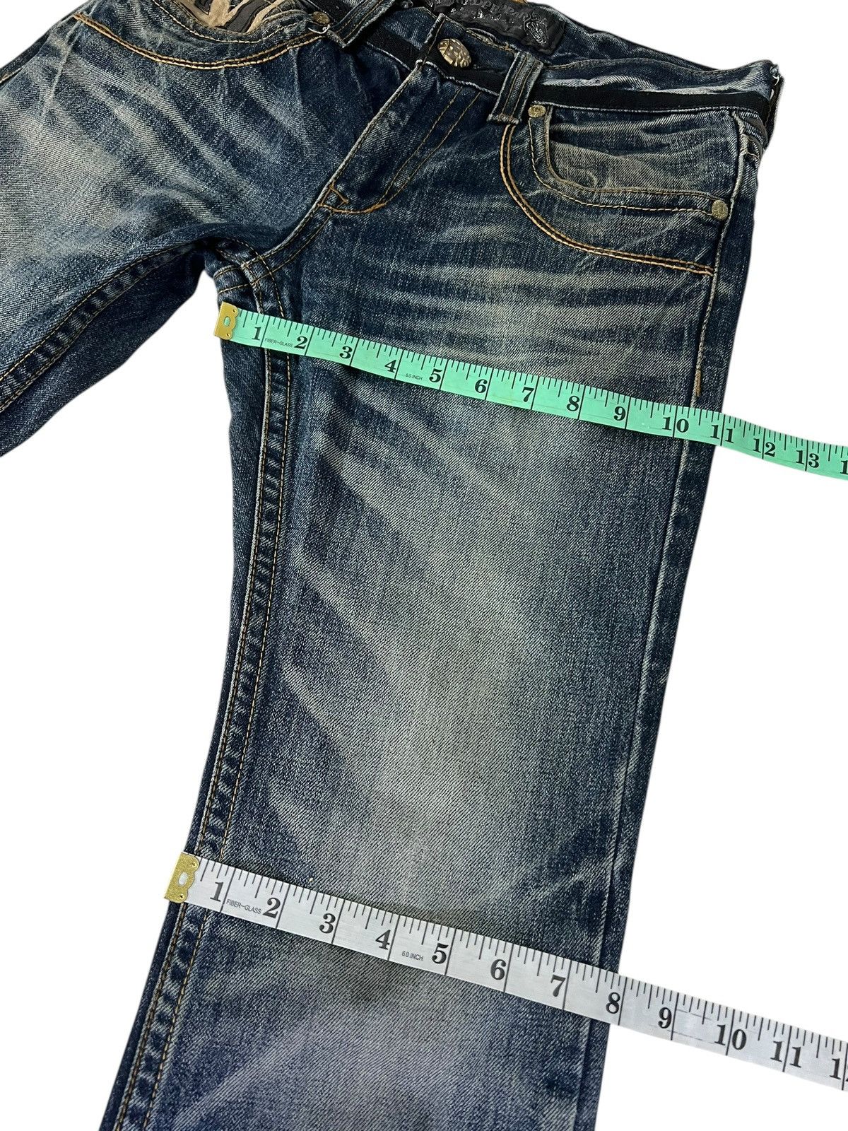 Japanese Brand Red Pepper Flare Denim Jean Size US 30 / EU 46 - 18 Thumbnail