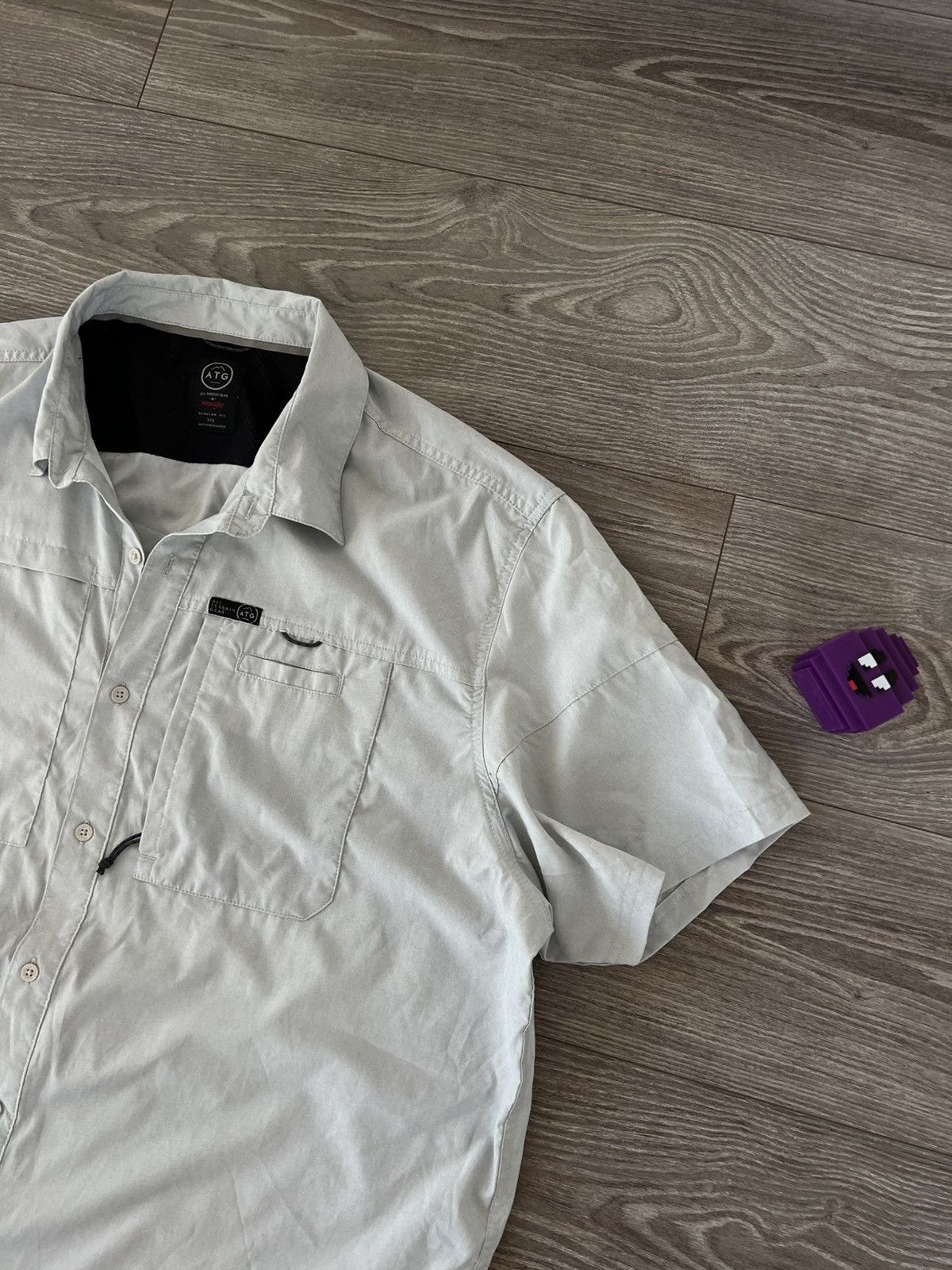 Wrangler ‼️Vintage Wrangler Outdoor ATG All Terrain Gear Pocket Shirt‼️ Size US XXL / EU 58 / 5 - 11 Thumbnail