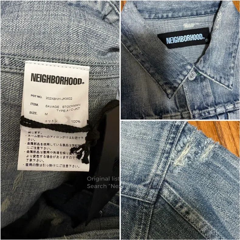Neighborhood Neighborhood Washed Denim Jacket Size US M / EU 48-50 / 2 - 8 Thumbnail