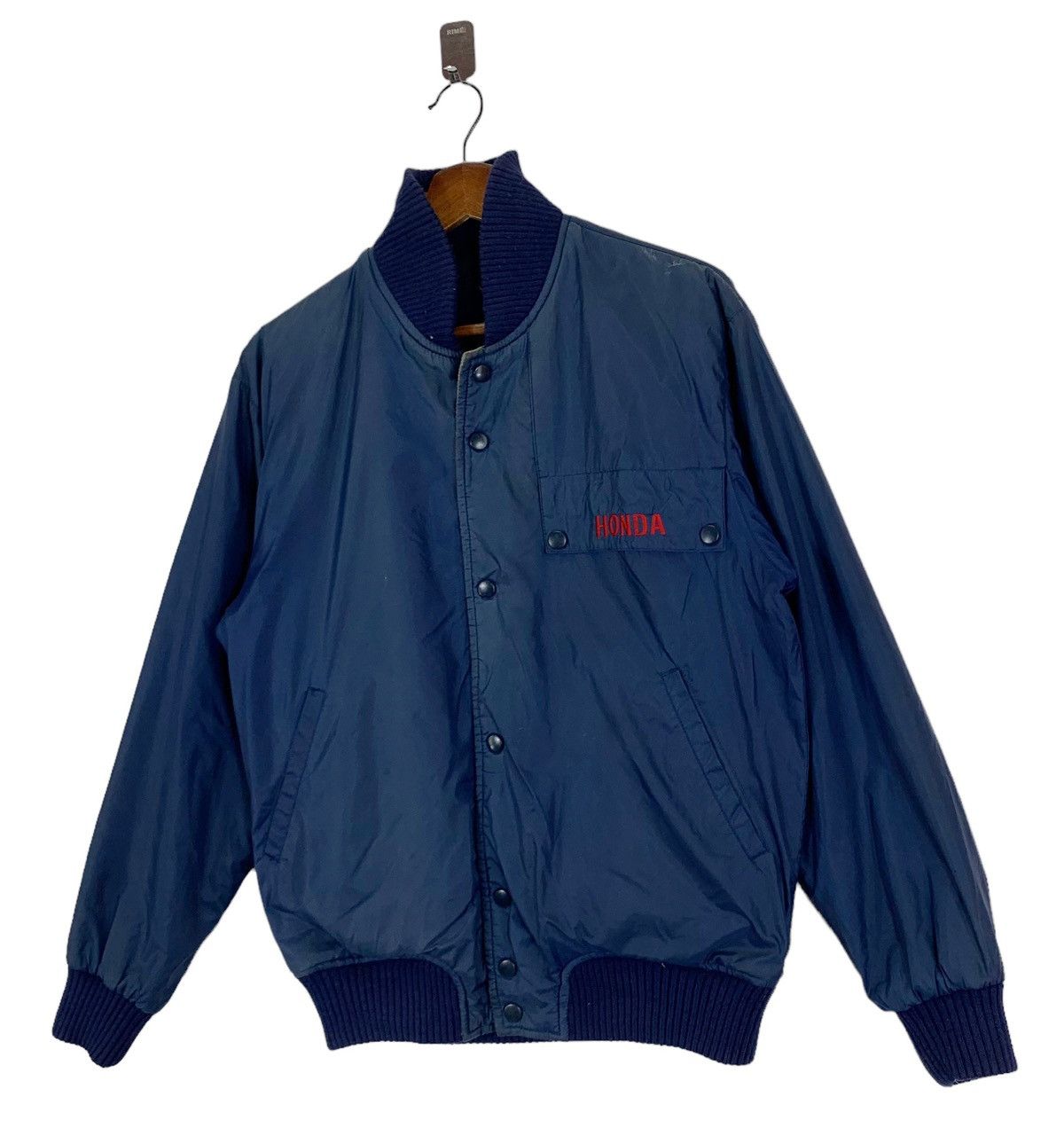 Honda × Mizuno 🔥🔥VINTAGE HONDA RACING MOTORSPORTS LIGHT ZIPPER JACKET Size US M / EU 48-50 / 2 - 2 Thumbnail