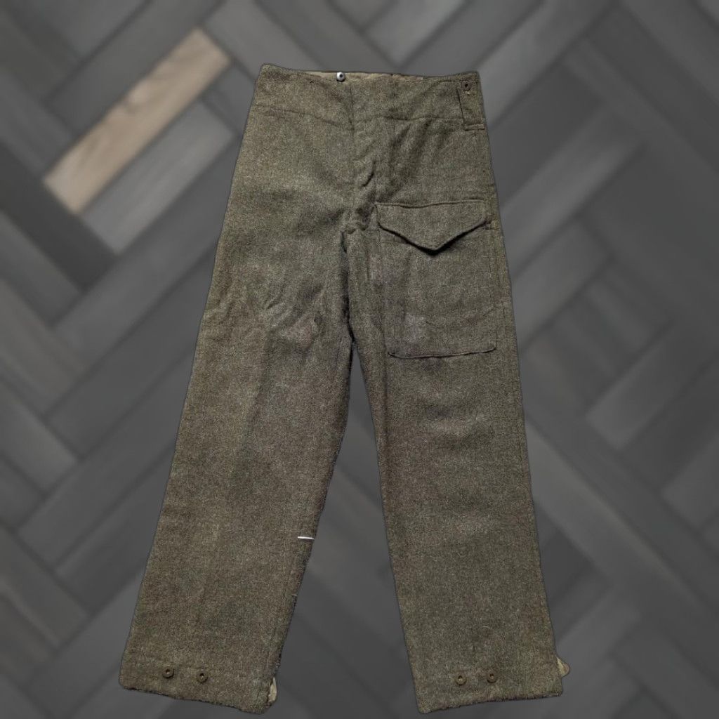 Vintage VINTAGE USMC Wool Pants 32x32 Green Serge Military Men Pants 32x32 WW2 Korea US Army Mens Shoes? Size US 32 / EU 48 - 1 Thumbnail
