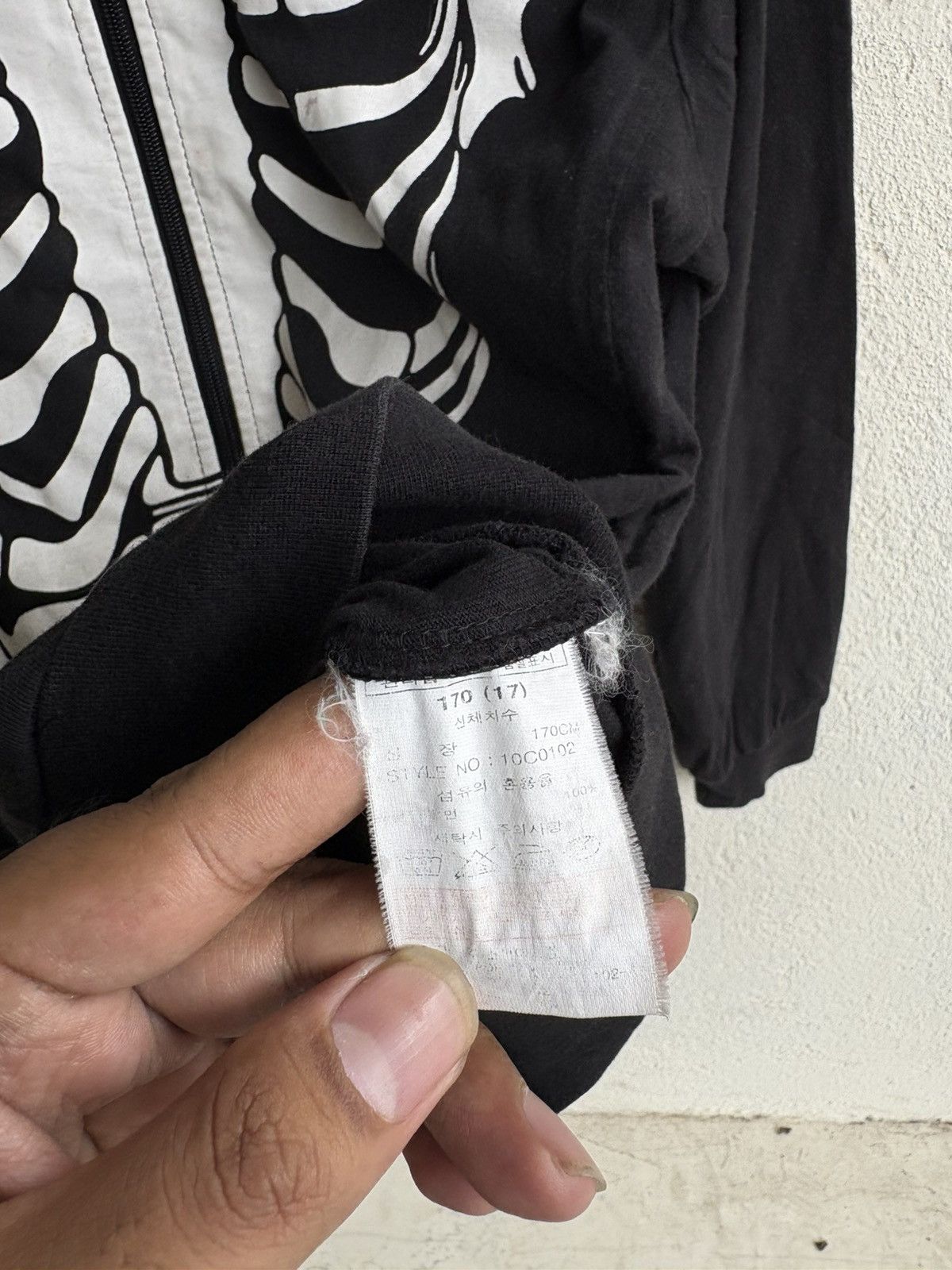 Kapital 2000s Ecoliar Japanese skeleton zip hoodie Size US M / EU 48-50 / 2 - 3 Thumbnail