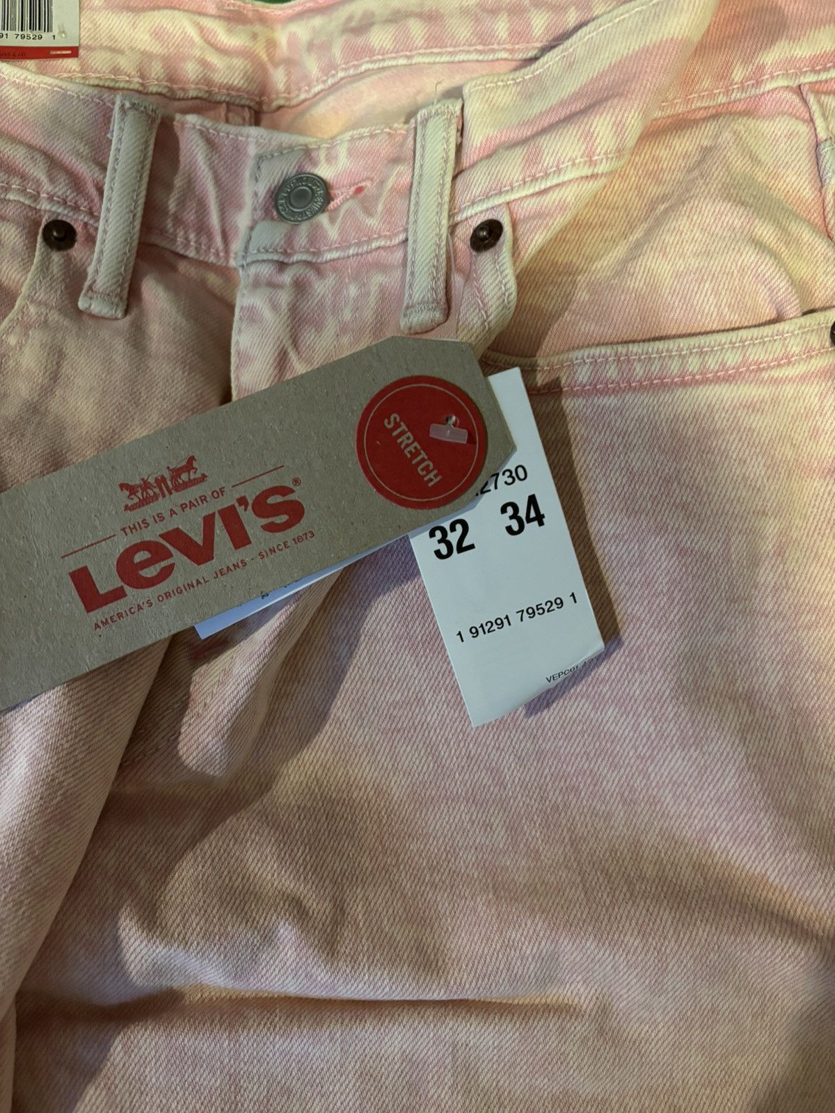 Levi's Levi’s 511 washed pink denim jeans 32 X 34 brand new Size US 32 / EU 48 - 4 Thumbnail