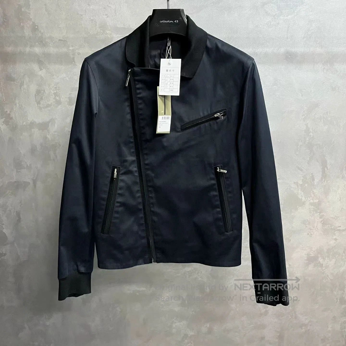 Dior Dior New Dark Blue Multi-Zip Jacket. Size US S / EU 44-46 / 1 - 1 Thumbnail