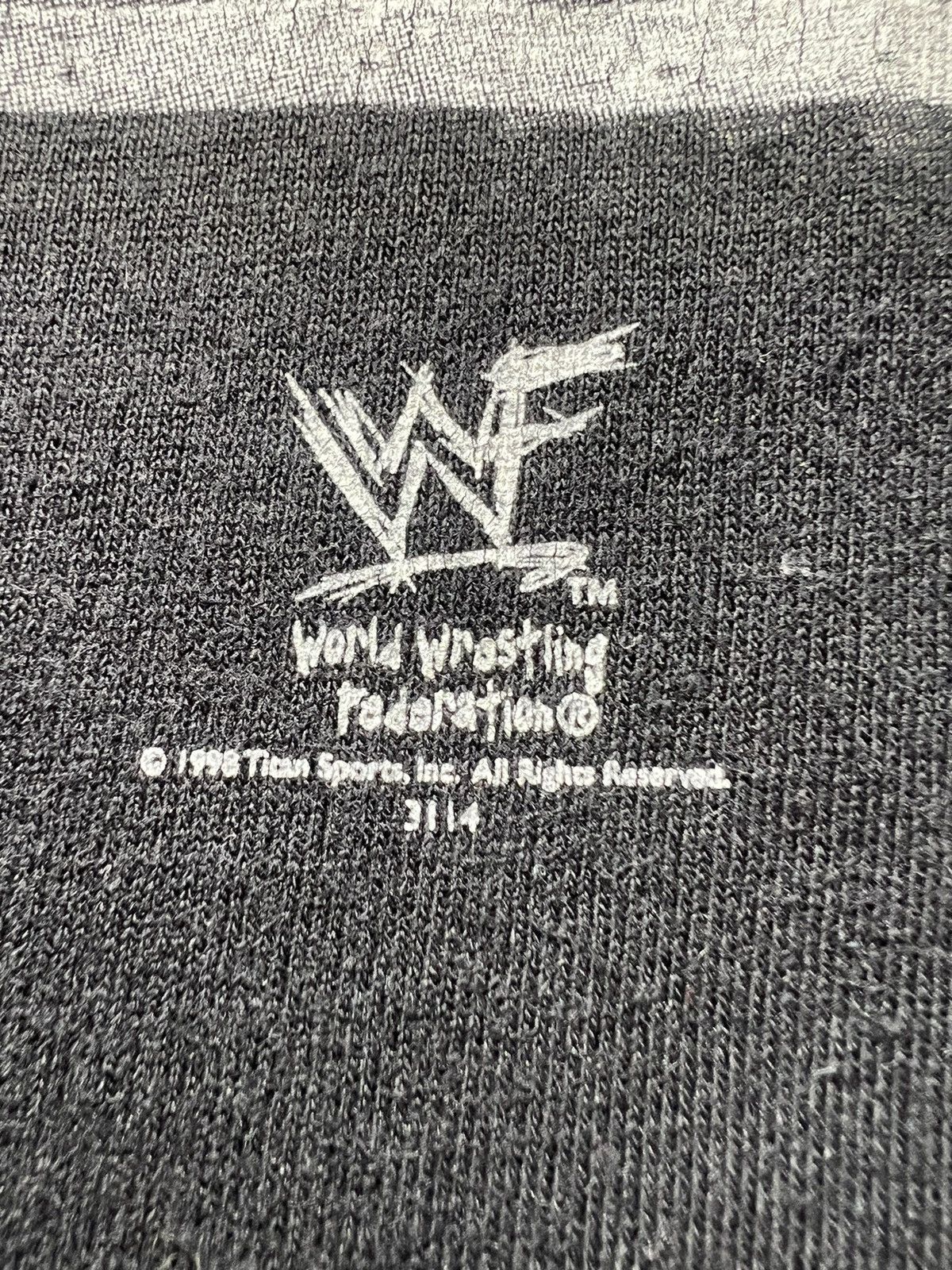 Vintage × WWF VINTAGE WWF “1998 DX-RATED” T-SHIRT BLACK SIZE LARGE Size US L / EU 52-54 / 3 - 3 Thumbnail