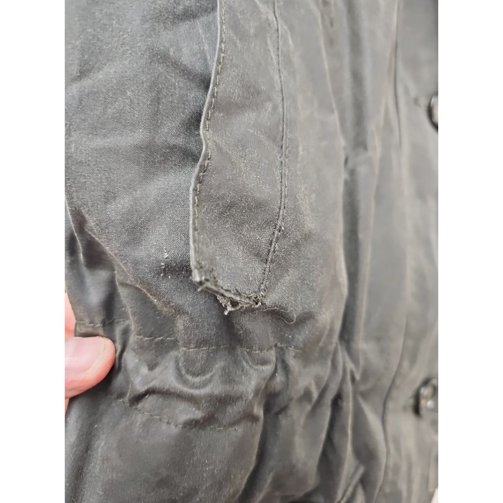 Barbour Barbour Parka Waxed Cotton Green USA SIZE 6 Women Jacket Coat Barbour Thrunton Parka Waxed Size M / US 6-8 / IT 42-44 - 5 Thumbnail