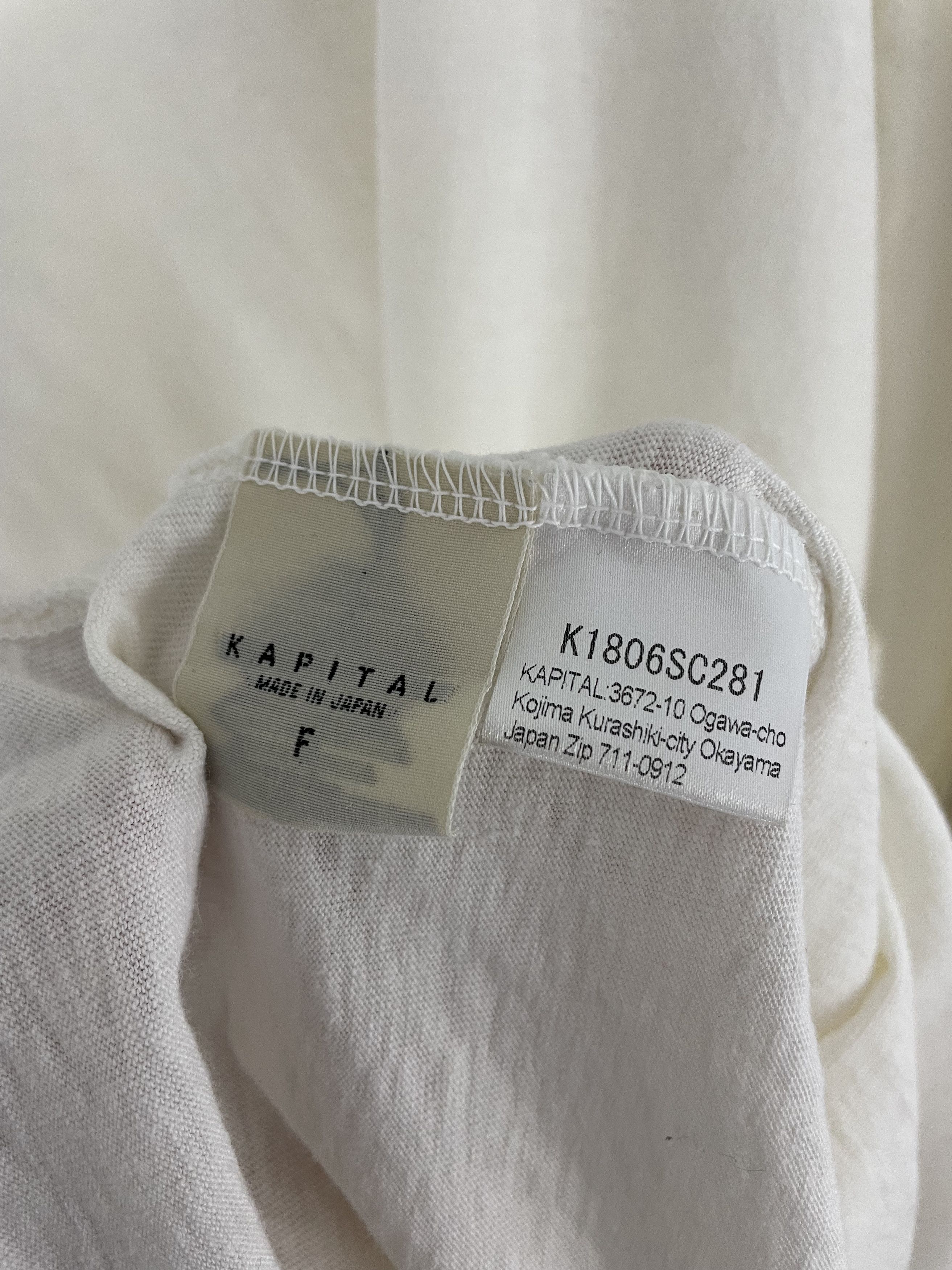 Kapital Oversized Factory T-Shirt Size US XXL / EU 58 / 5 - 6 Thumbnail