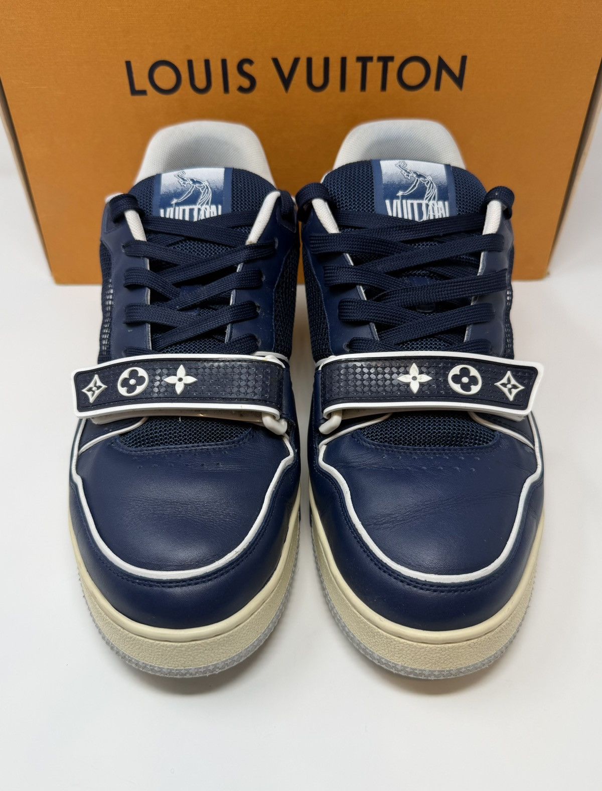 Louis Vuitton Louis Vuitton Trainer NYC Exclusive Navy Mesh Size US 10 / EU 43 - 2 Thumbnail