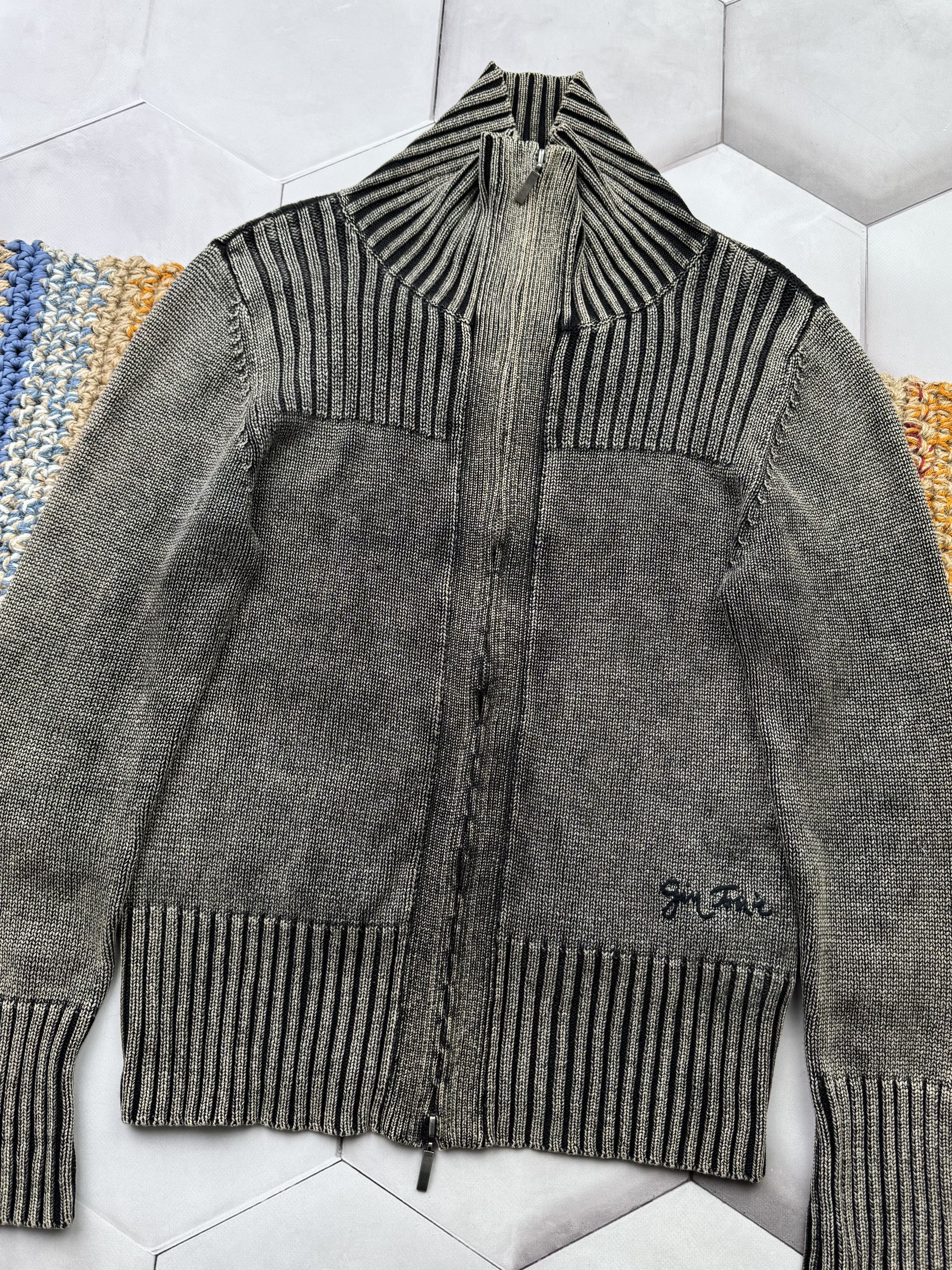 Japanese Brand Vintage Ribbed Faded Sweater (E4) Size M / US 6-8 / IT 42-44 - 2 Thumbnail