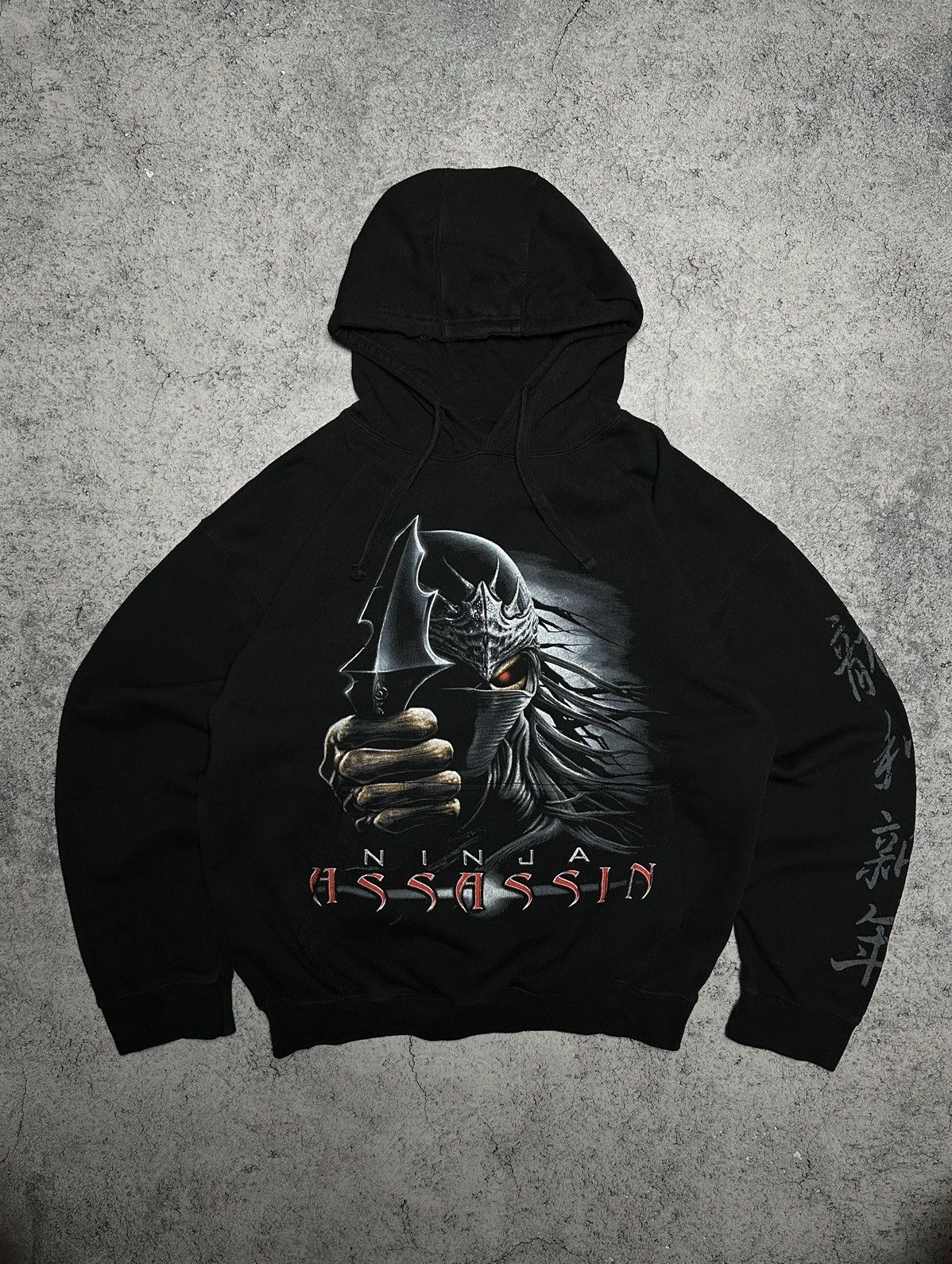 Vintage Vintage Ninja Assassin Samurai Y2K Spiral Hoodie Size US XL / EU 56 / 4 - 1 Thumbnail