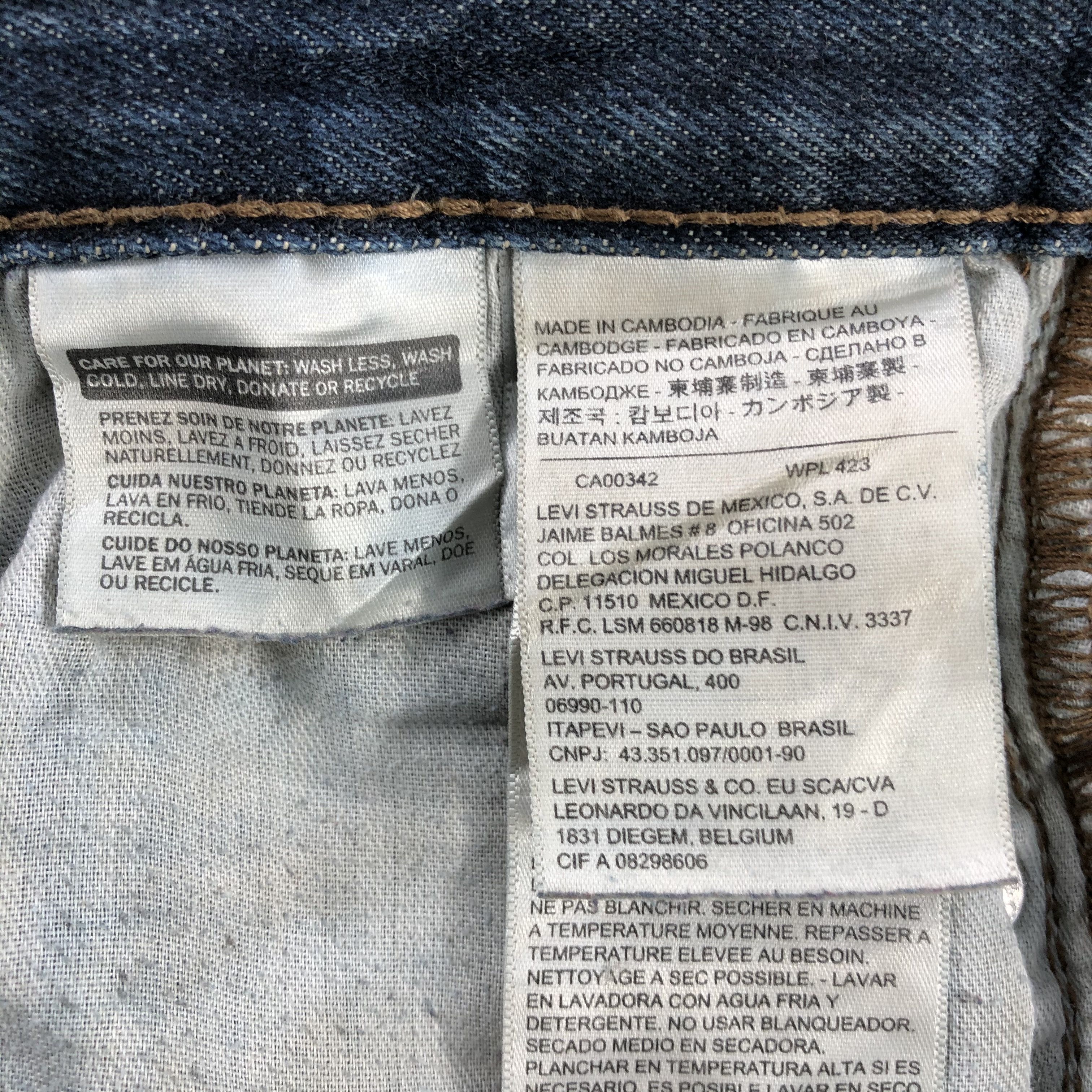 Levi's Vintage Levi's 514 Jeans Dark Wash Denim KJ988 Size US 30 / EU 46 - 14 Thumbnail