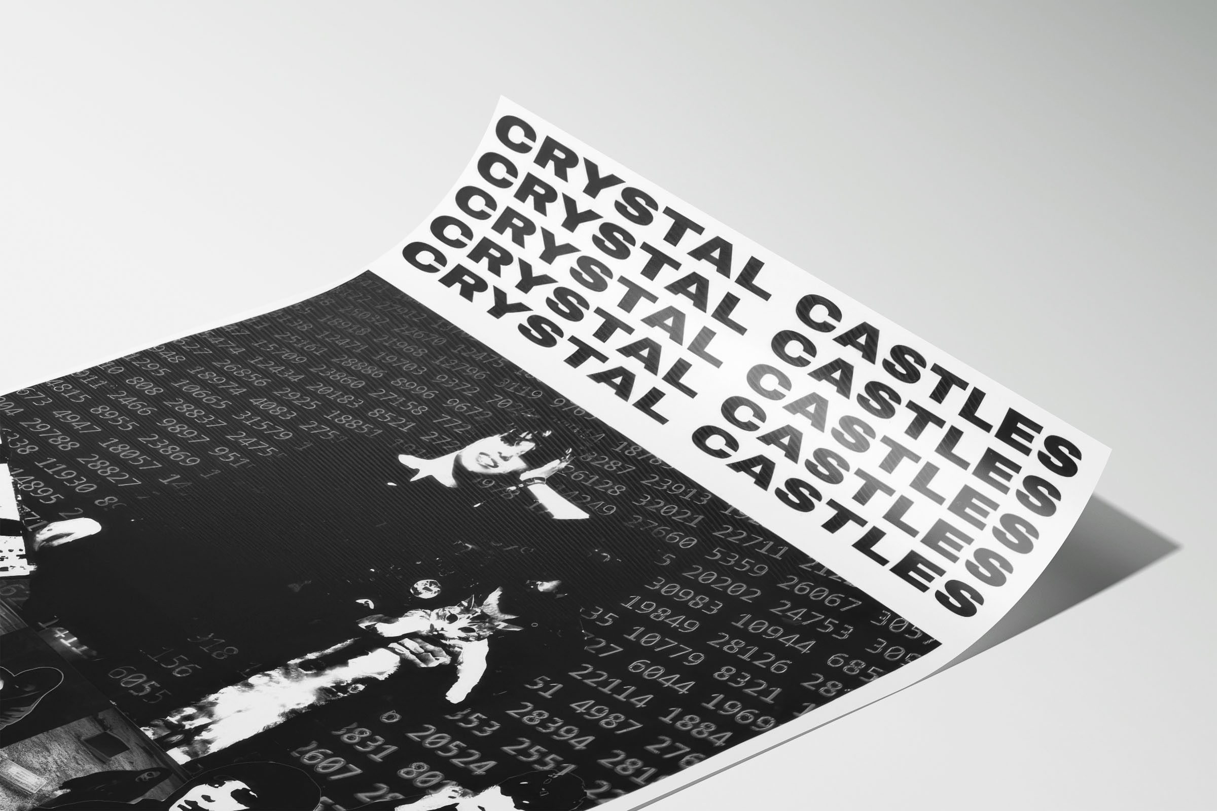 Band Tees Crystal Castles Poster Print Tee Vintage Music Band Merch Size ONE SIZE - 6 Thumbnail