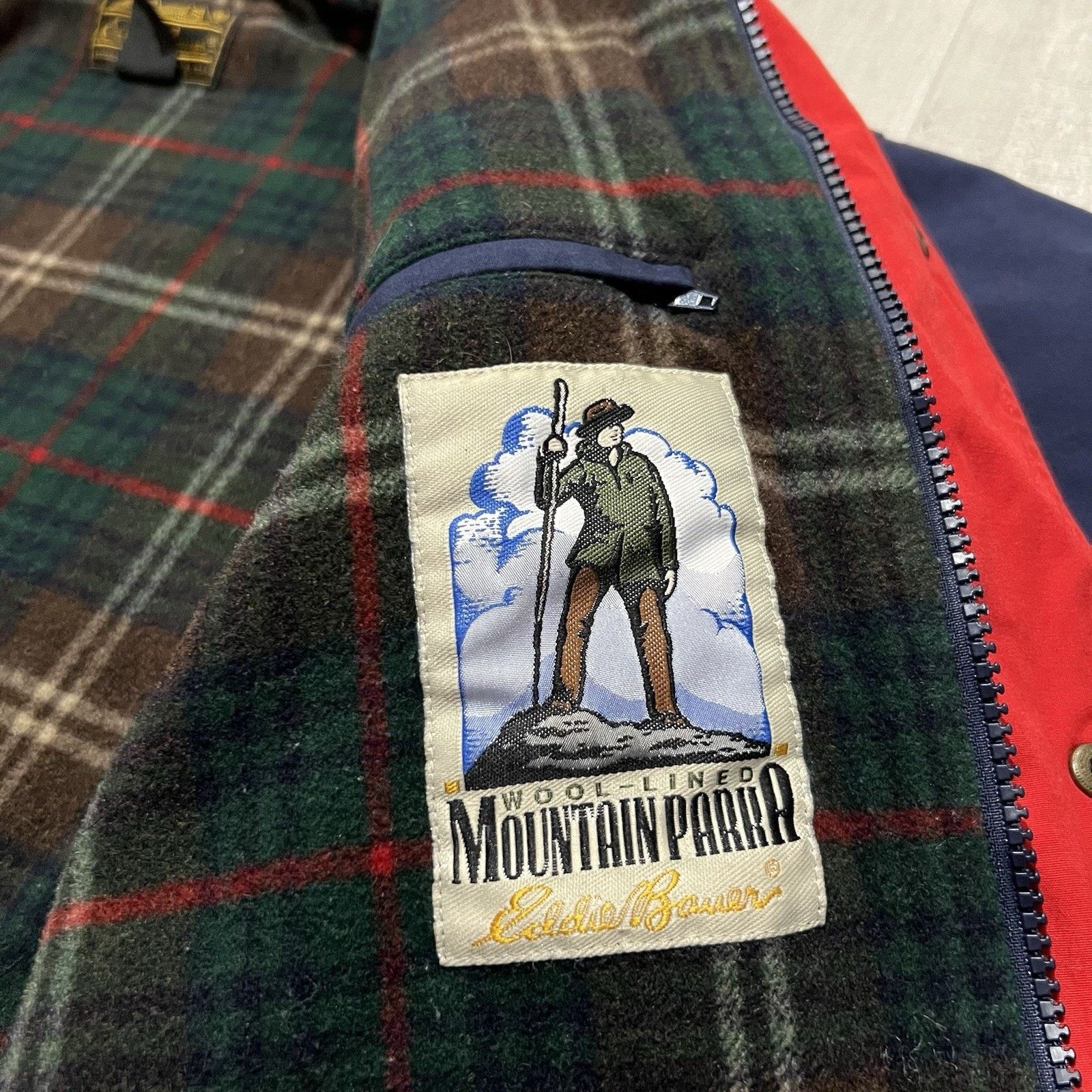 Eddie Bauer VTG Eddie Bauer Wool Lined Mountain Parka Chore Mens Jacket Size US L / EU 52-54 / 3 - 6 Thumbnail
