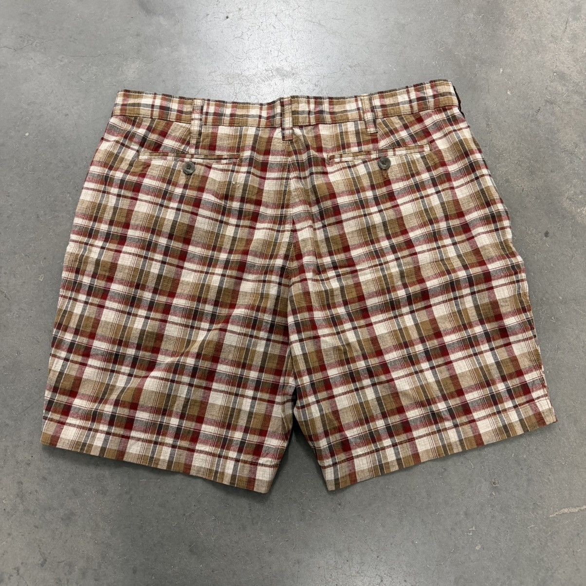 Redhead Vintage Baggy Red Head Plaid Shorts Size US 40 / EU 56 - 2 Thumbnail