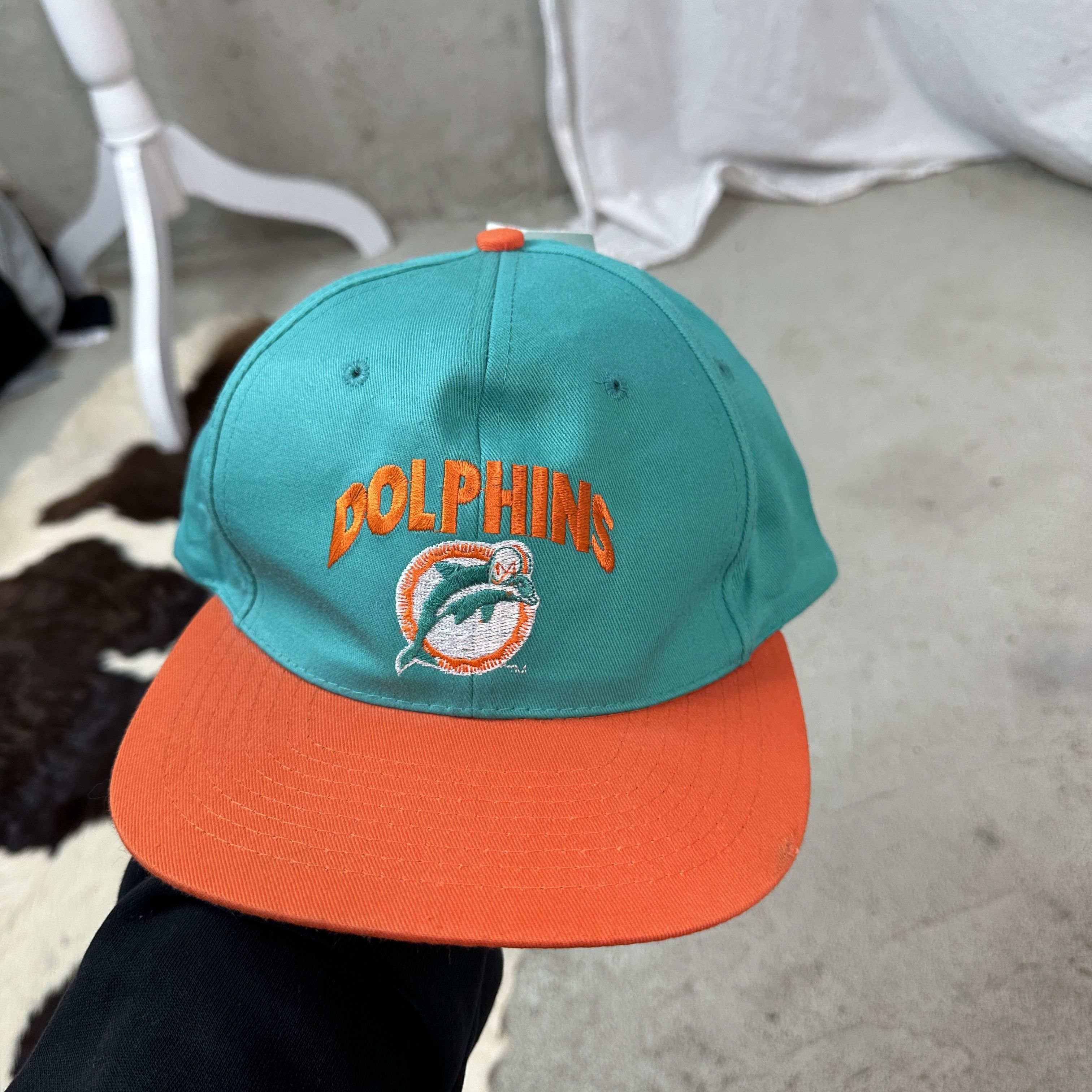 Vintage Vintage Miami Dolphins Cap New with Tag Size ONE SIZE - 2 Thumbnail