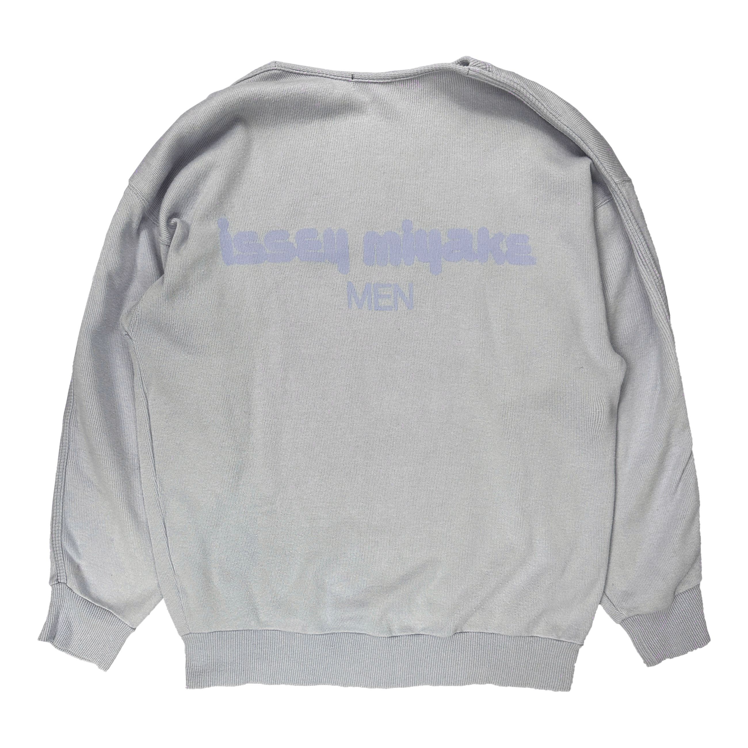 Issey Miyake 80's Lavender Back Logo Sweatshirt Size US L / EU 52-54 / 3 - 1 Thumbnail