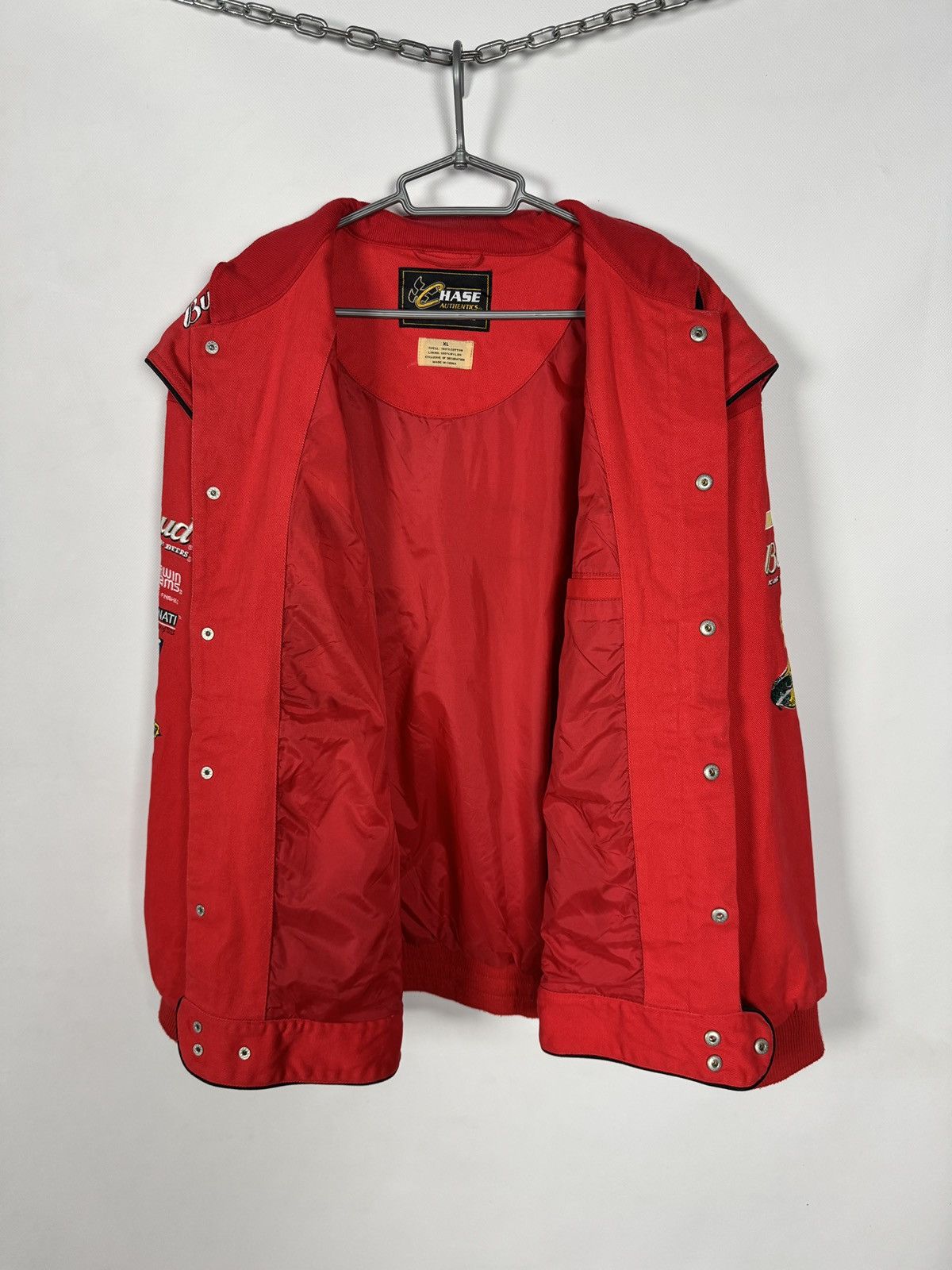 Formula 1 Vintage Chase Dale Earnhardt Jr Budweiser NASCAR Jacket XL Size US XL / EU 56 / 4 - 10 Thumbnail