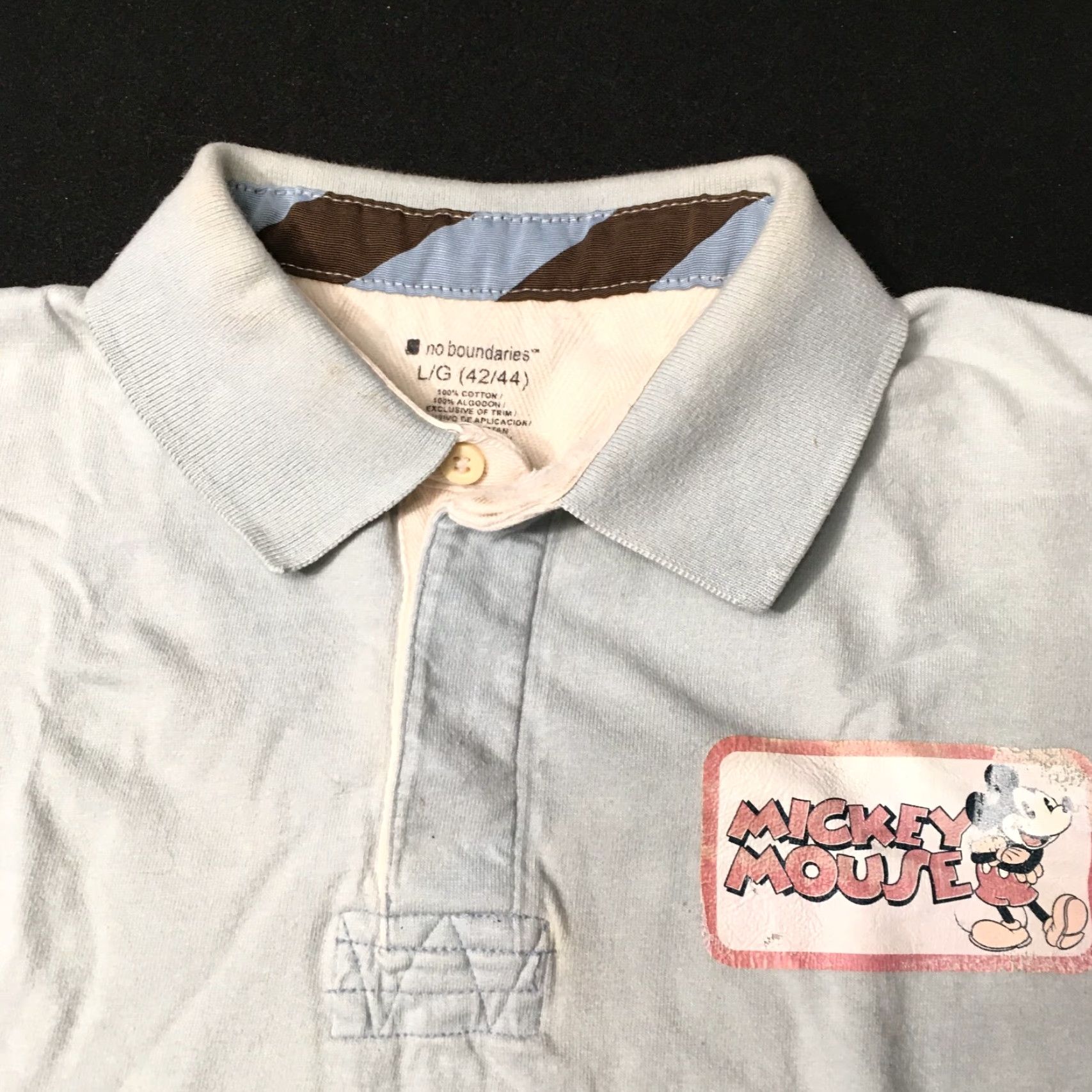 Vintage VINTAGE No Boundaries Polo Mens Large Short Sleeve MICKEY MOUSE Size US L / EU 52-54 / 3 - 2 Thumbnail