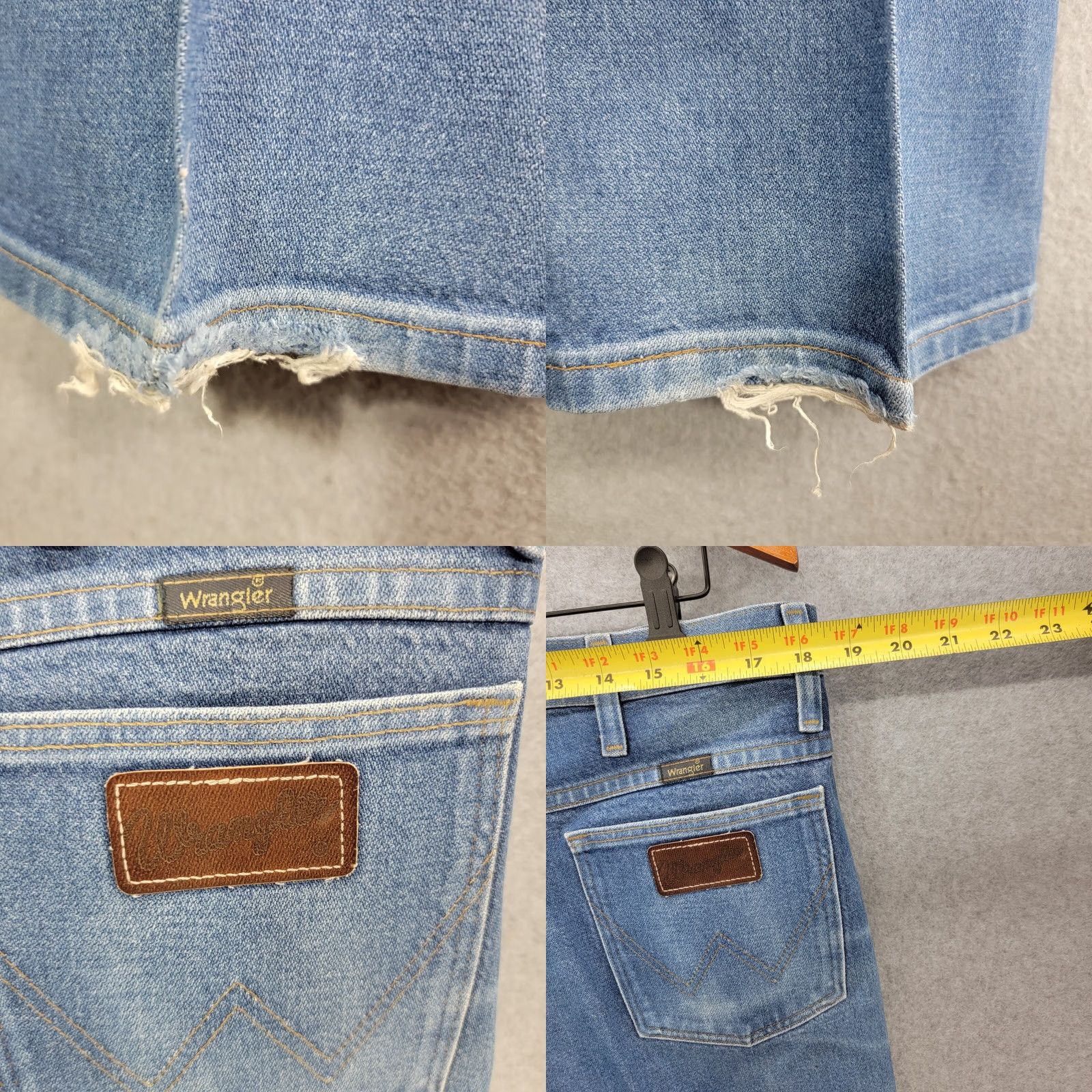 Wrangler Wrangler Jeans Boot Cut 945NAV 38 x 33 Men Denim Blue Bootscut Cowboys Western Workwear Size US 38 / EU 54 - 8 Thumbnail