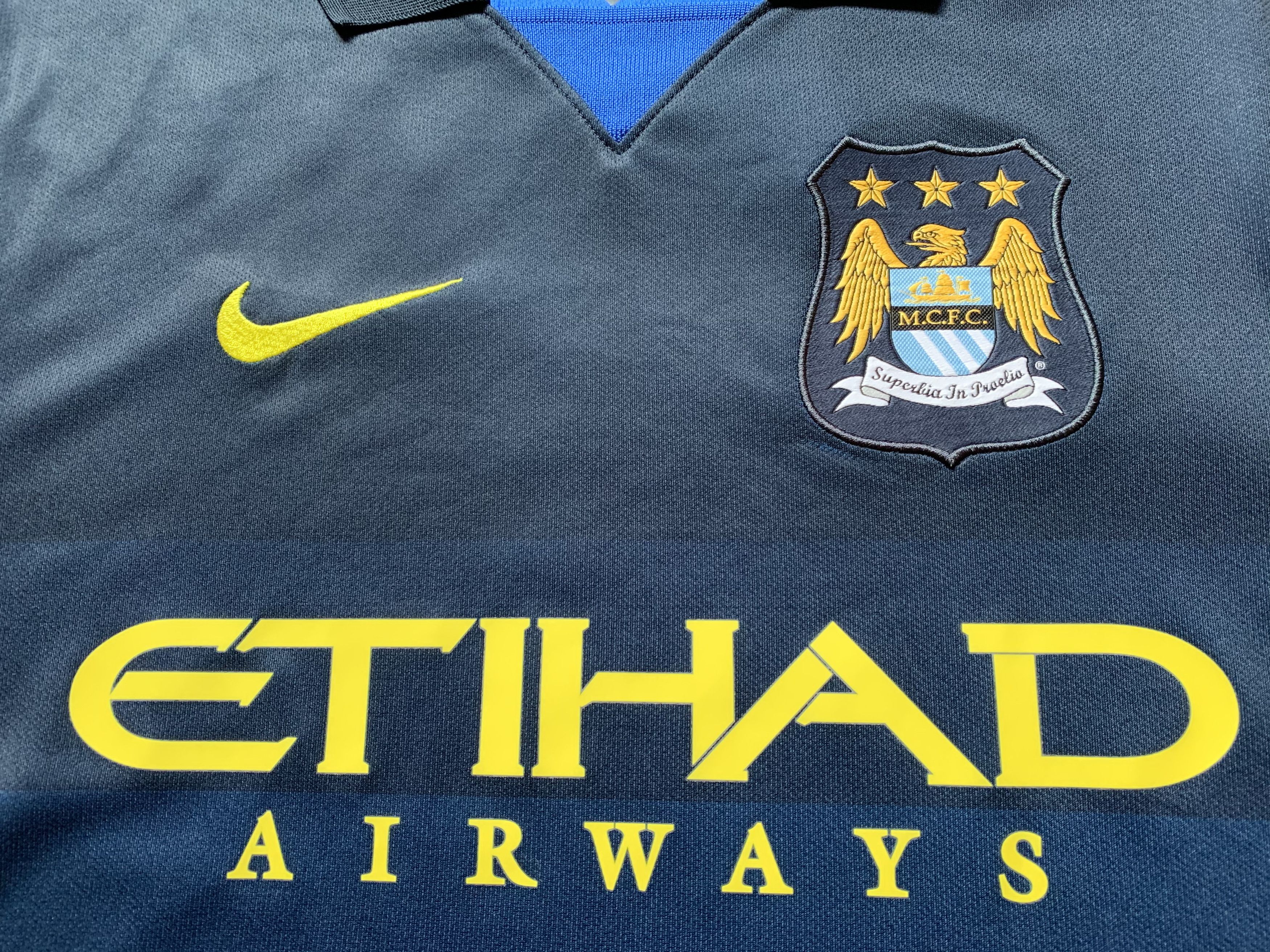 Nike Nike Manchester City Football Shirt 2014-2015 Size US S / EU 44-46 / 1 - 6 Thumbnail