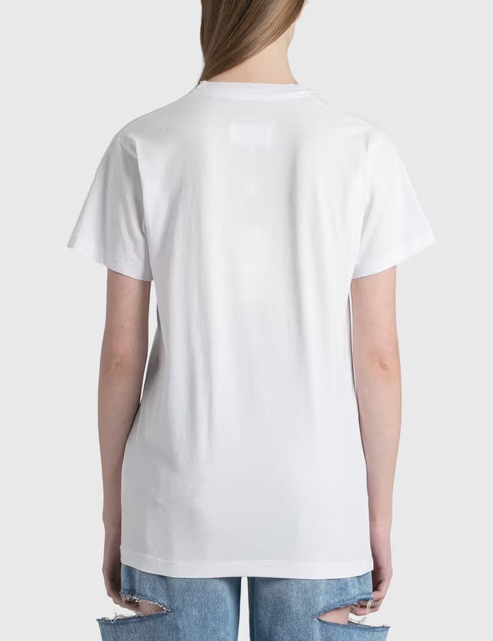 Maison Margiela o1y0625 Crewneck T-Shirt in White Size M / US 6-8 / IT 42-44 - 3 Thumbnail