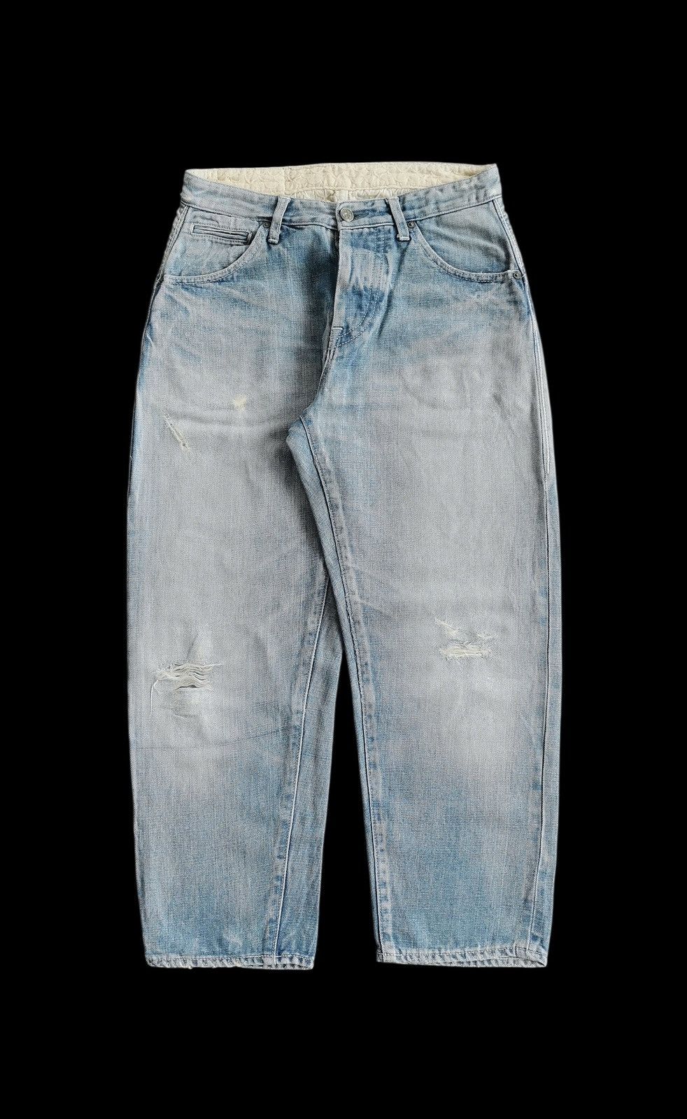mina perhonen Mina Perhonen Baggy Selvedge Jeans Size 28" / US 6 / IT 42 - 1 Thumbnail