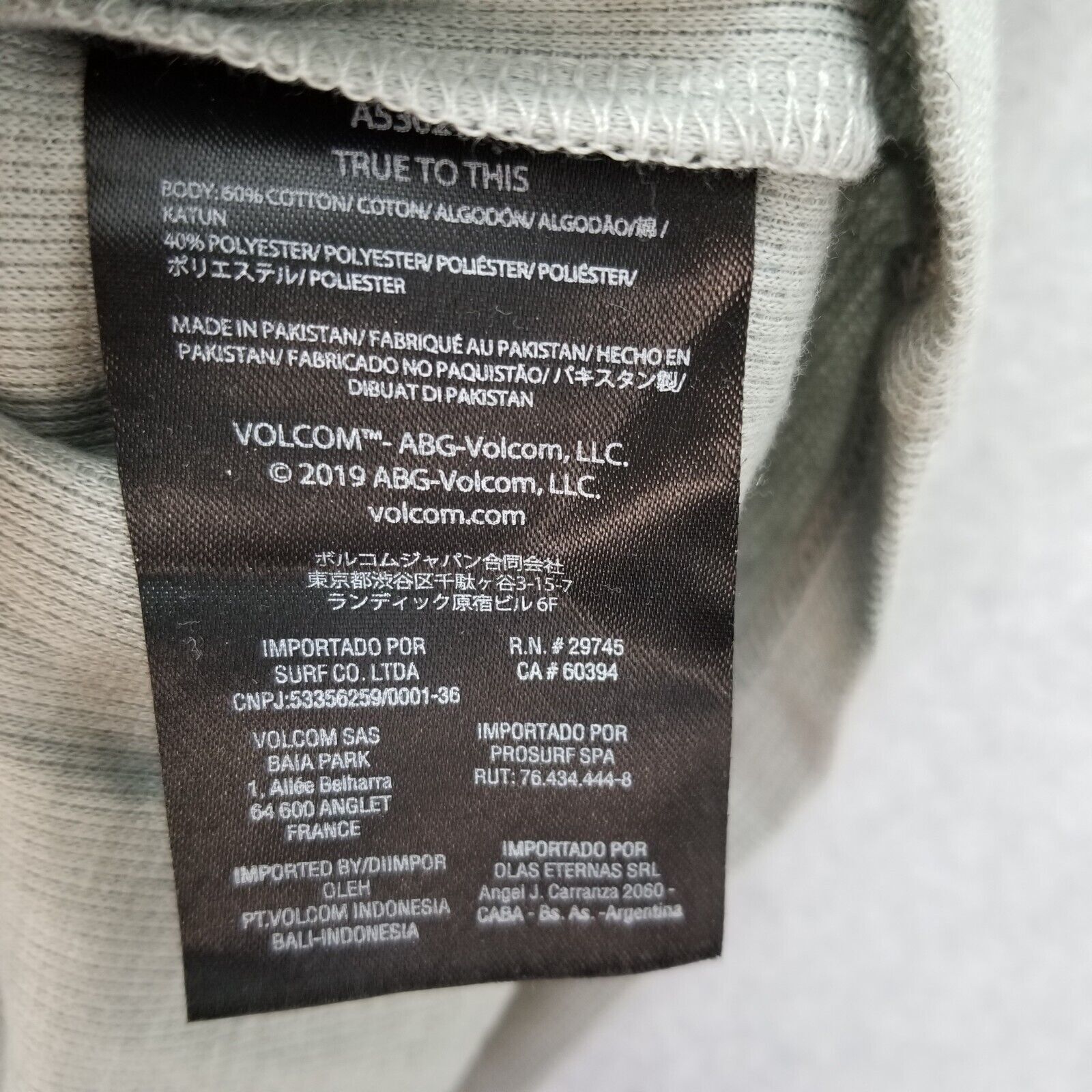Volcom Volcom Shirt Mens Small Green Logo Long Sleeve Size US S / EU 44-46 / 1 - 4 Thumbnail