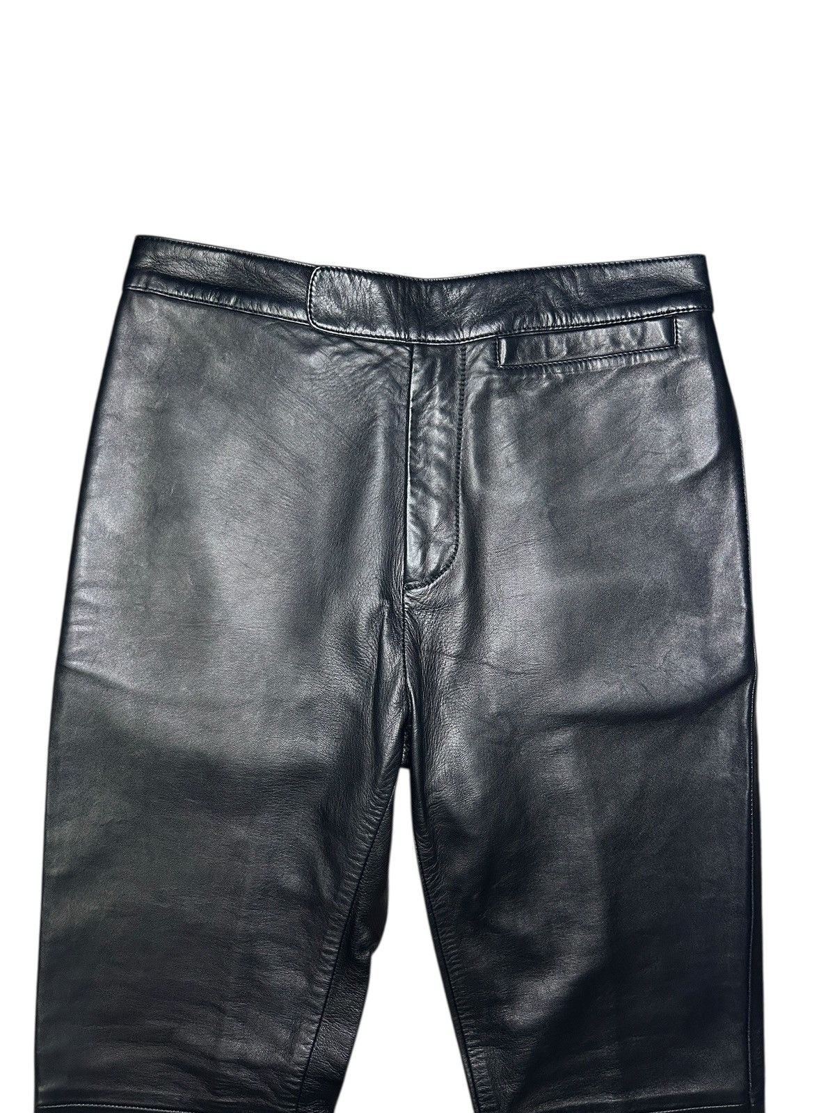Hedi Slimane × Saint Laurent Paris F/W 16 Sample Leather Trousers Size 25" / US 0 / IT 36 - 2 Thumbnail