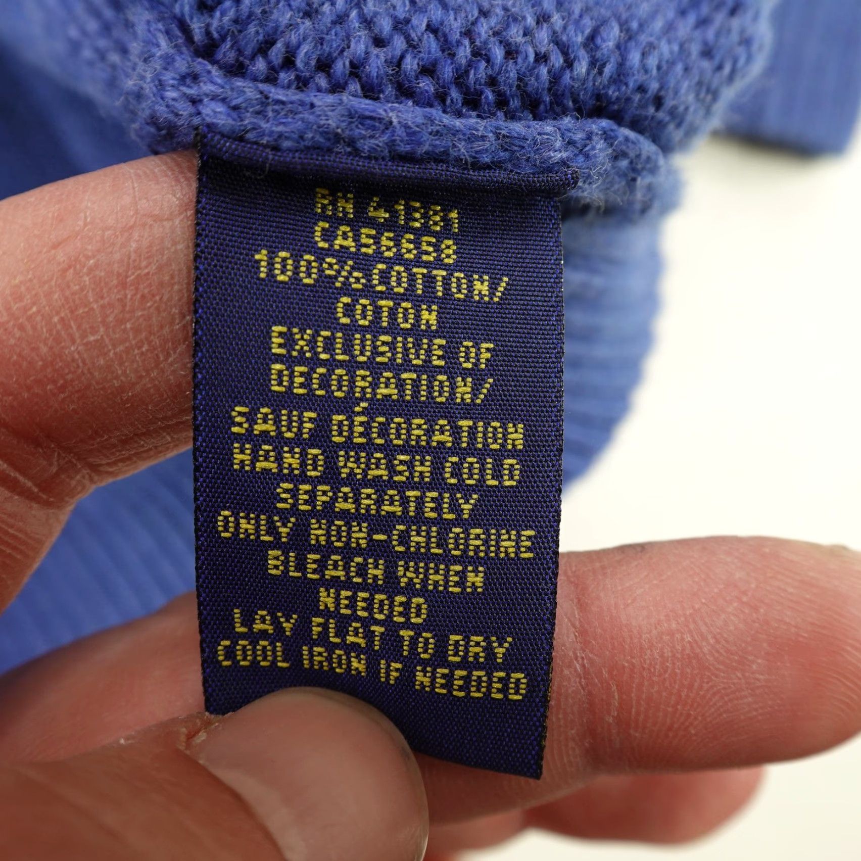 Polo Ralph Lauren VINTAGE Polo Ralph Lauren Sweater Men XL Blue Knit Pullover Mock Neck 1/4 Button Pony Logo Casual Size US XL / EU 56 / 4 - 4 Thumbnail
