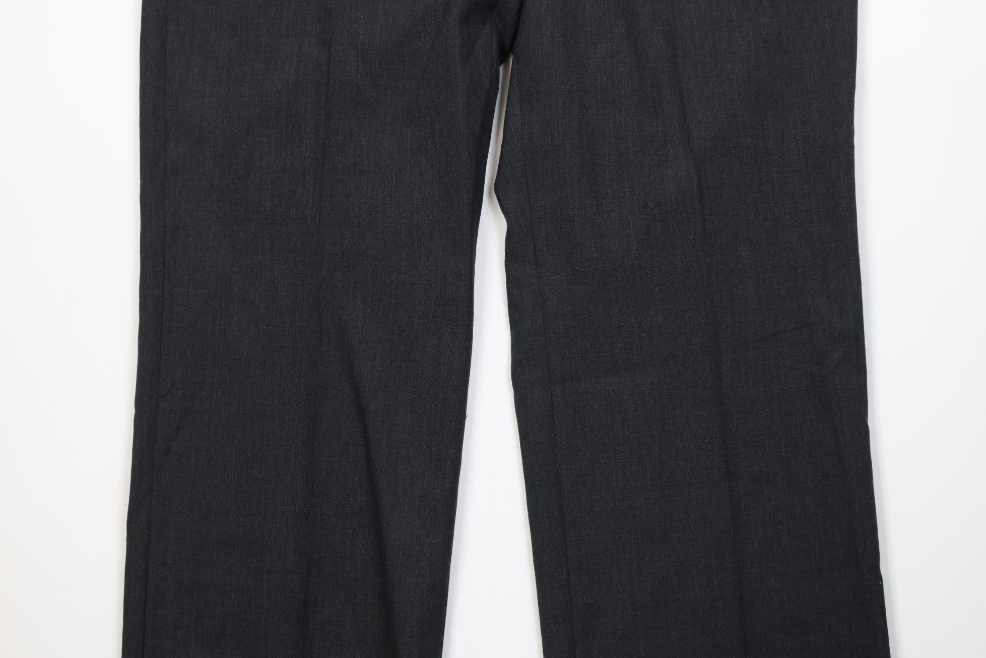 Vintage Vintage 90s Streetwear Wool Knit Wide Leg Chino Pants Gray Size US 38 / EU 54 - 3 Thumbnail