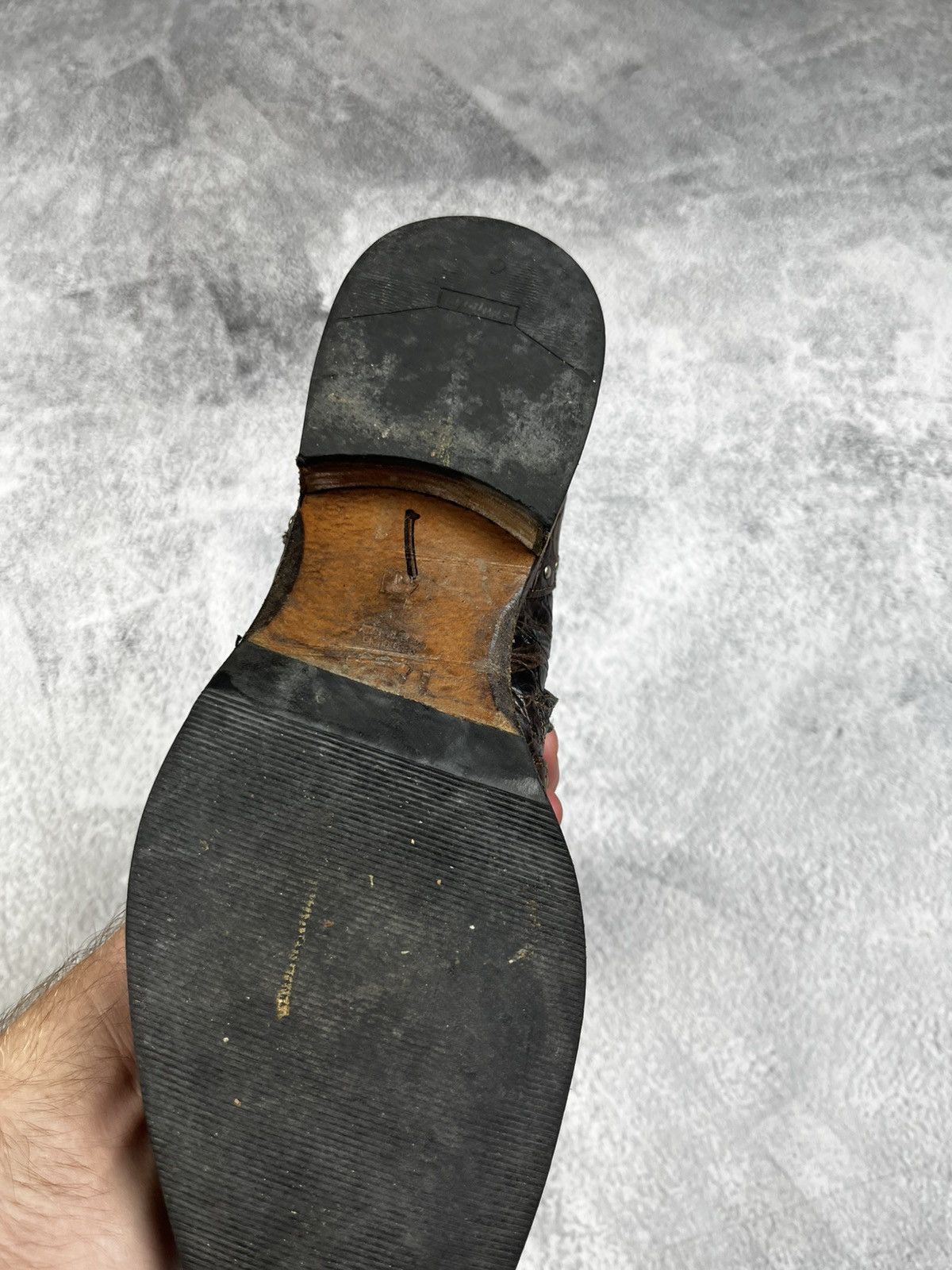 Vintage Leather boots avant garde style vintage size 41 Size US 8 / EU 41 - 9 Thumbnail
