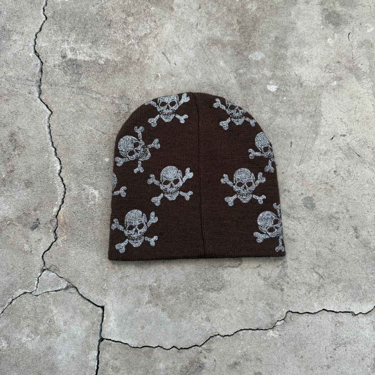 Japanese Brand BEST OFFER 💥 JAPANESE BRAND SKULL BIG LOGO BEANIE HAT Size ONE SIZE - 2 Thumbnail