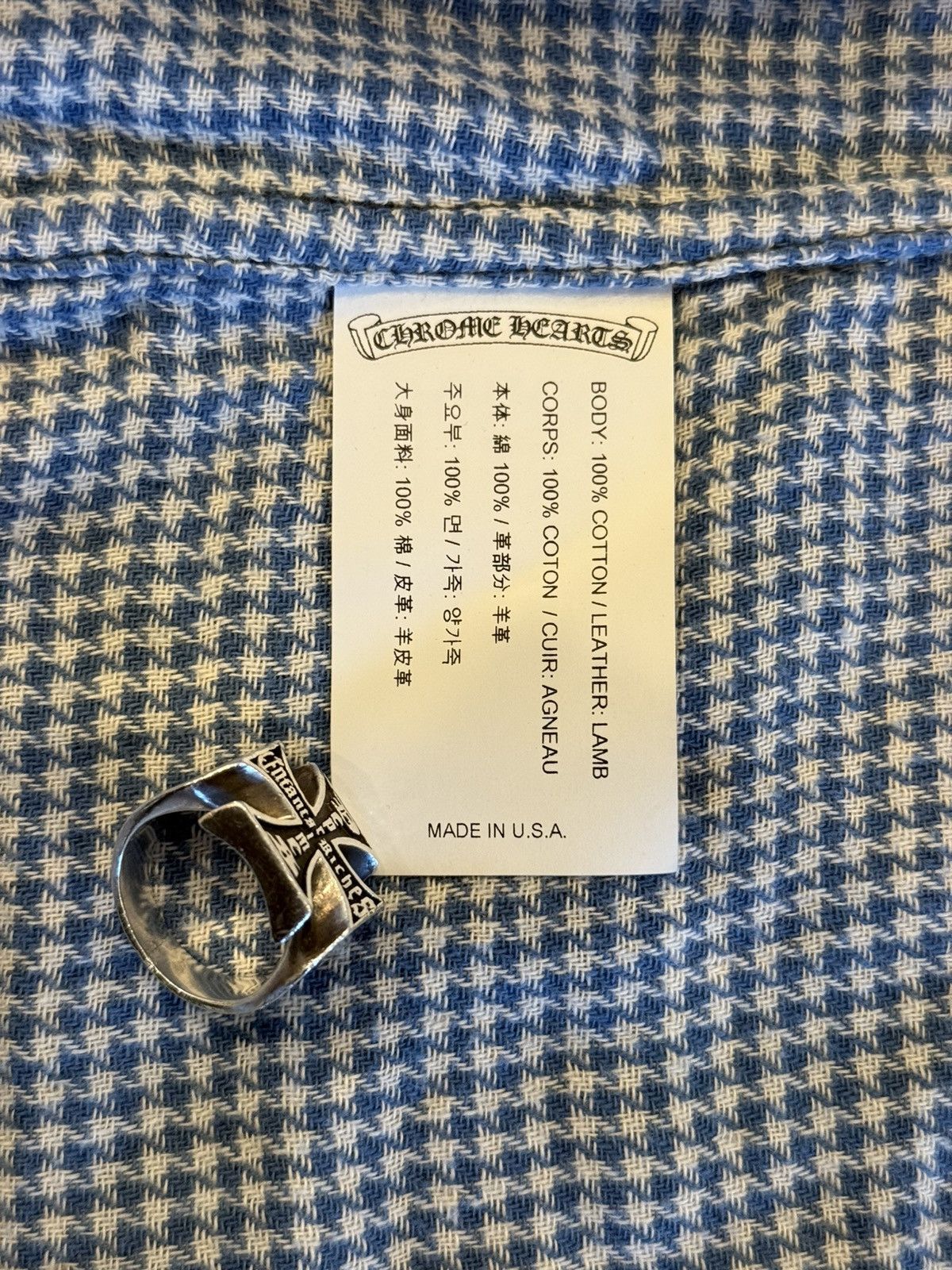Chrome Hearts Chrome Hearts 1/1 patched flannel Size US S / EU 44-46 / 1 - 12 Thumbnail